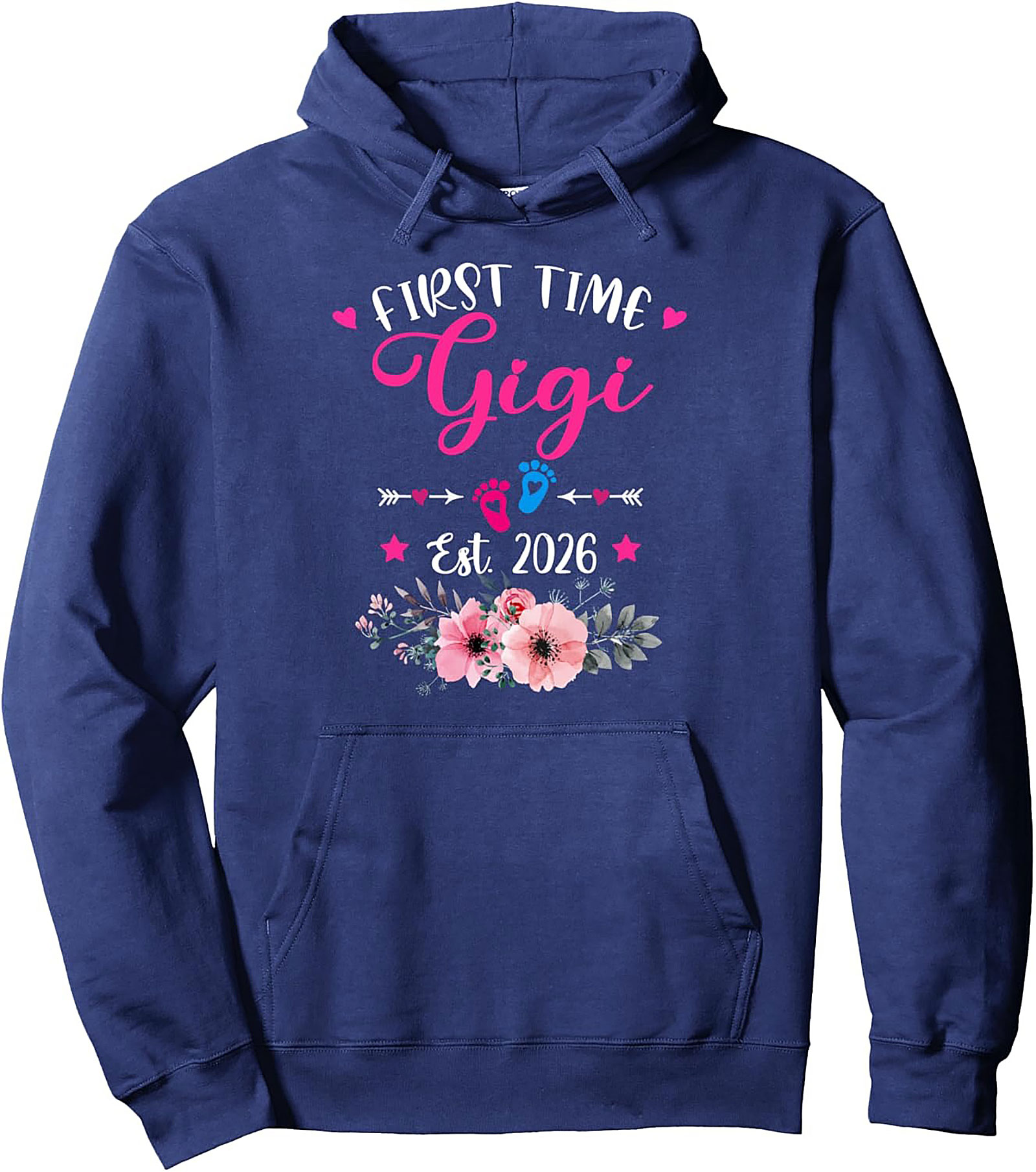 First Time Gigi Pullover Hoodie Est. 2026 Gift Idea