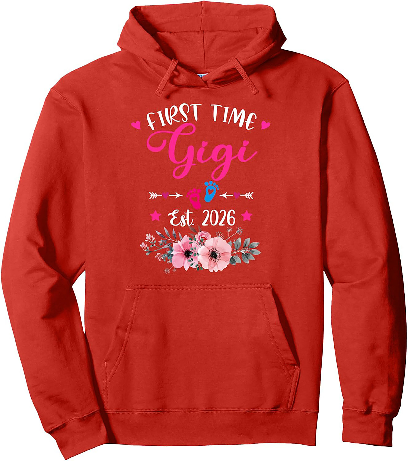 First Time Gigi Pullover Hoodie Est. 2026 Gift Idea