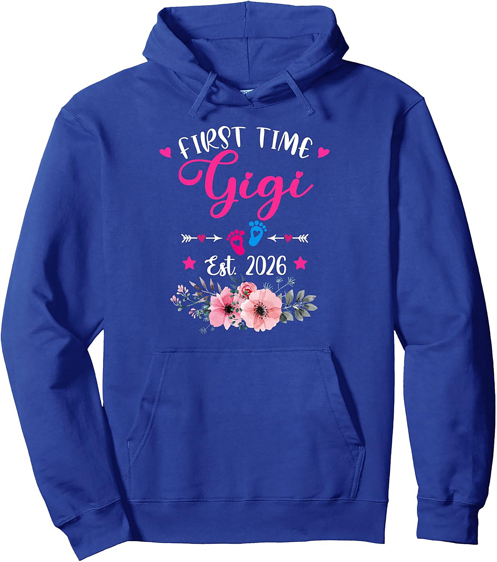 First Time Gigi Pullover Hoodie Est. 2026 Gift Idea