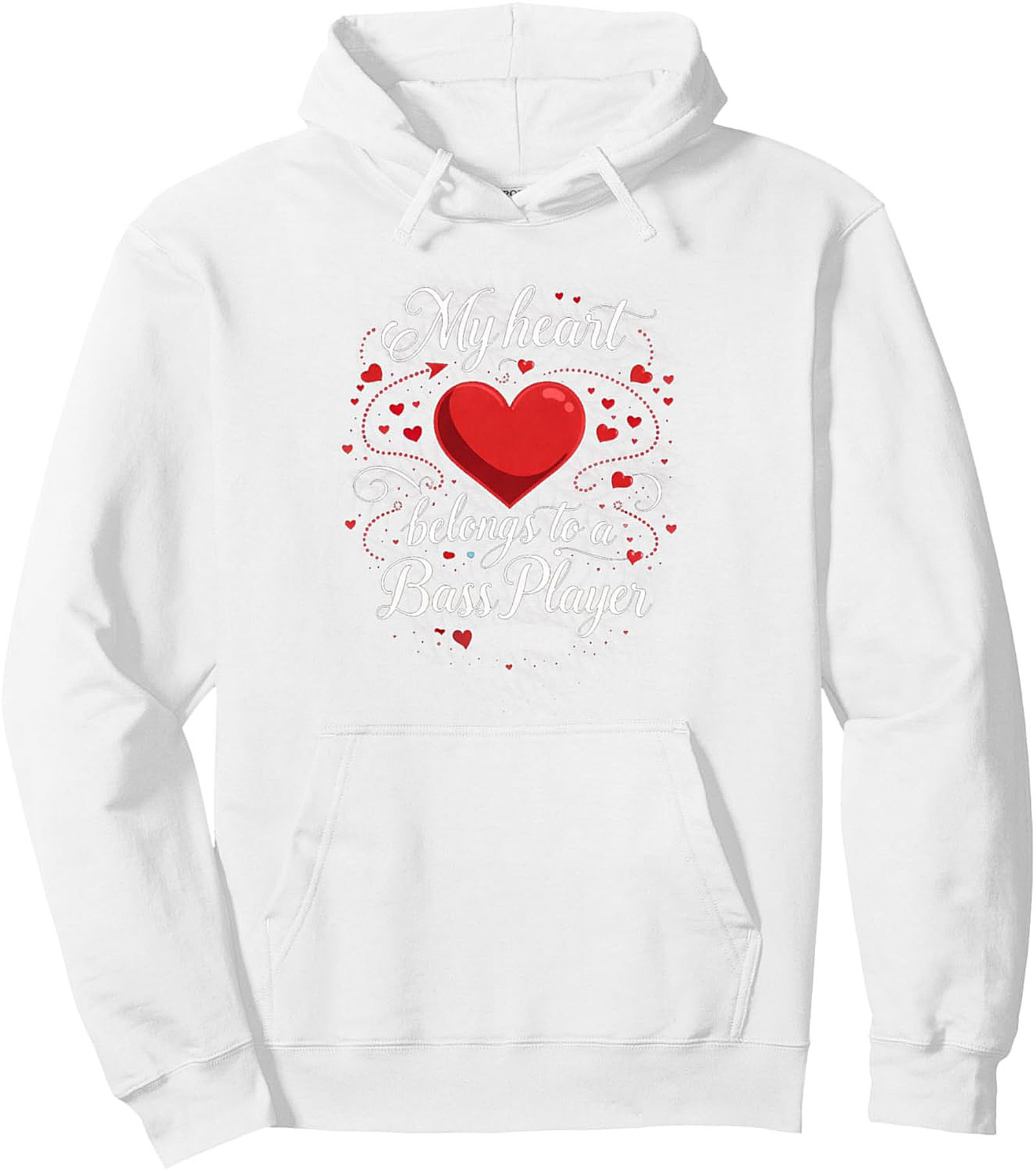 Bass Player Graphic Hoodie