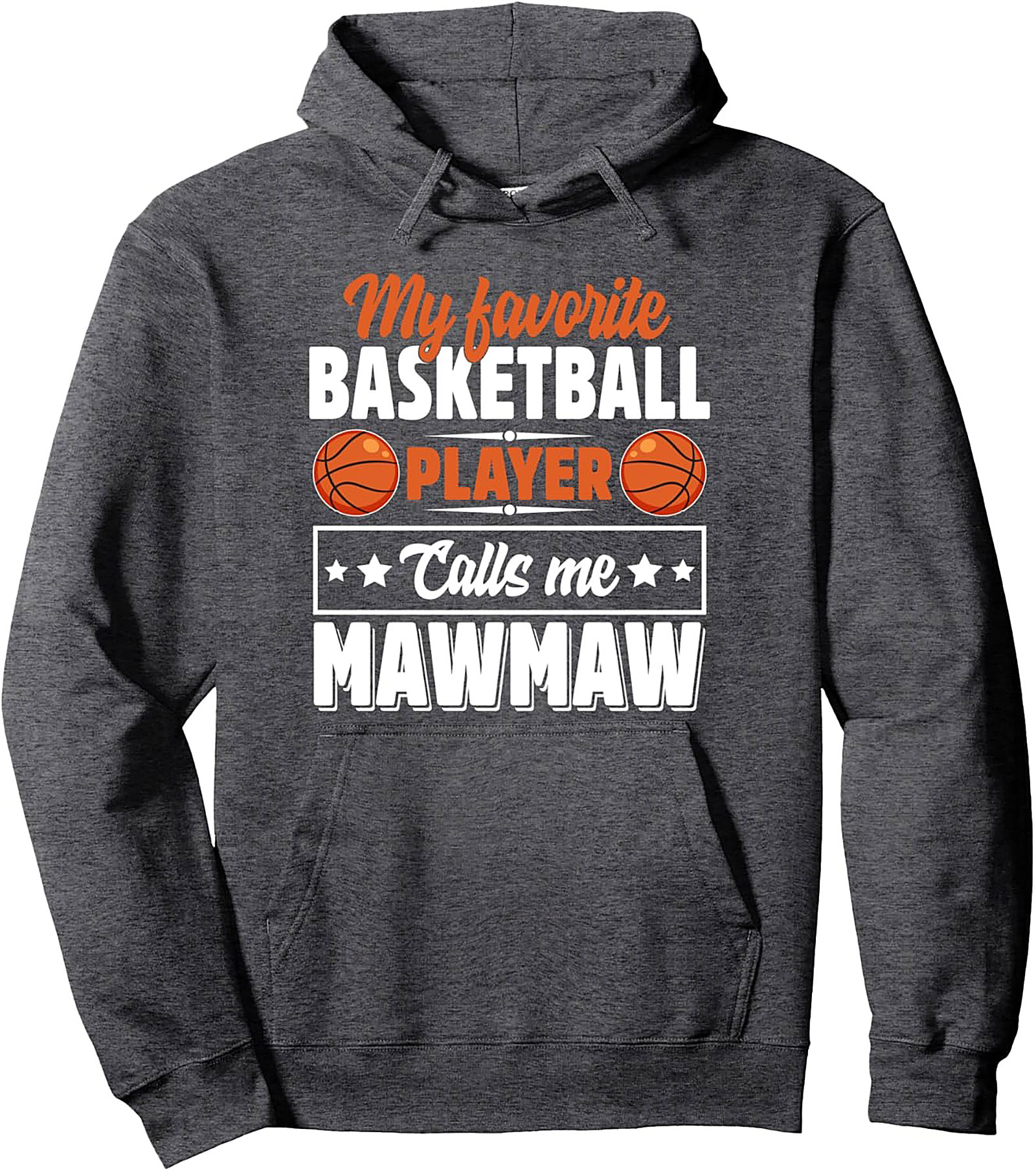 Basketball Mawmaw Pullover Hoodie Game Day Gift