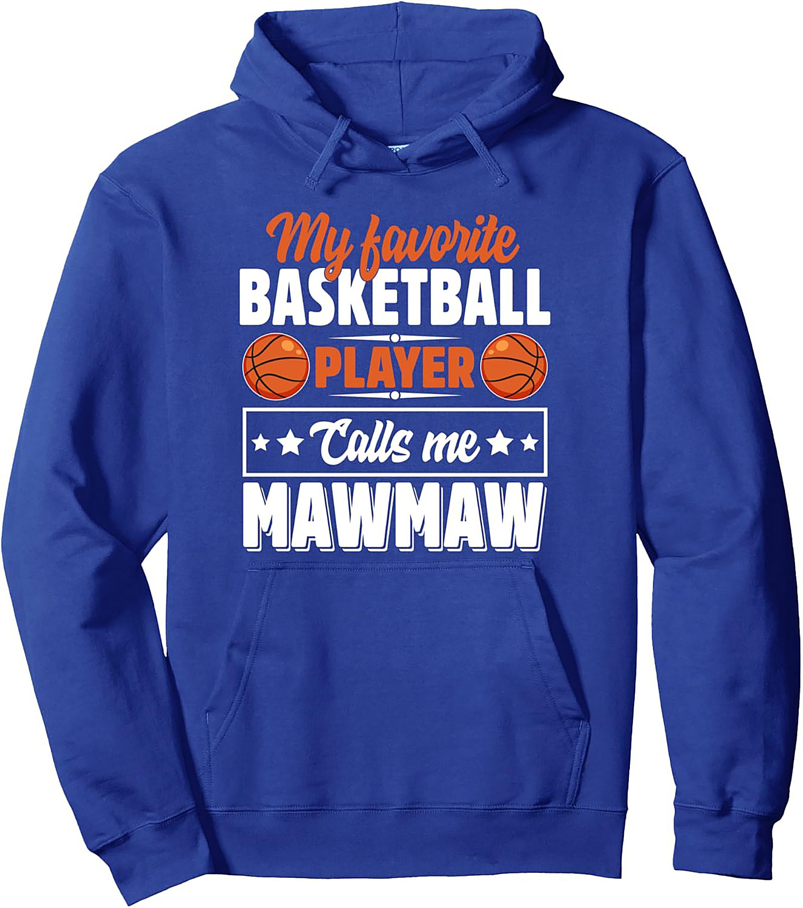 Basketball Mawmaw Pullover Hoodie Game Day Gift