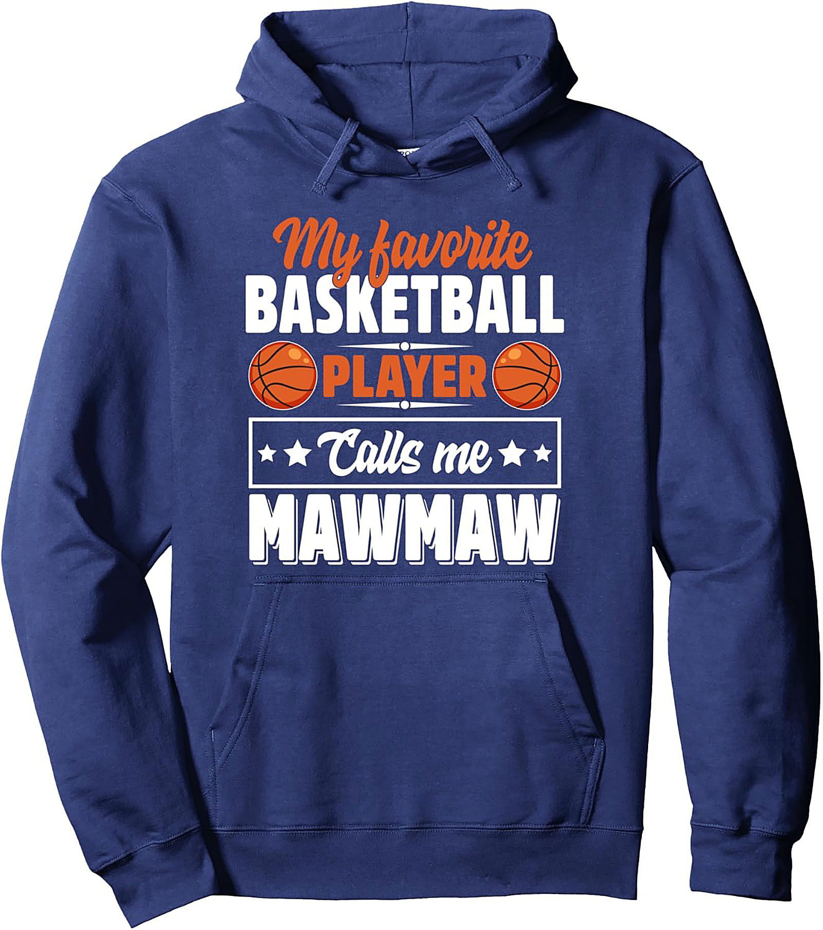 Basketball Mawmaw Pullover Hoodie Game Day Gift