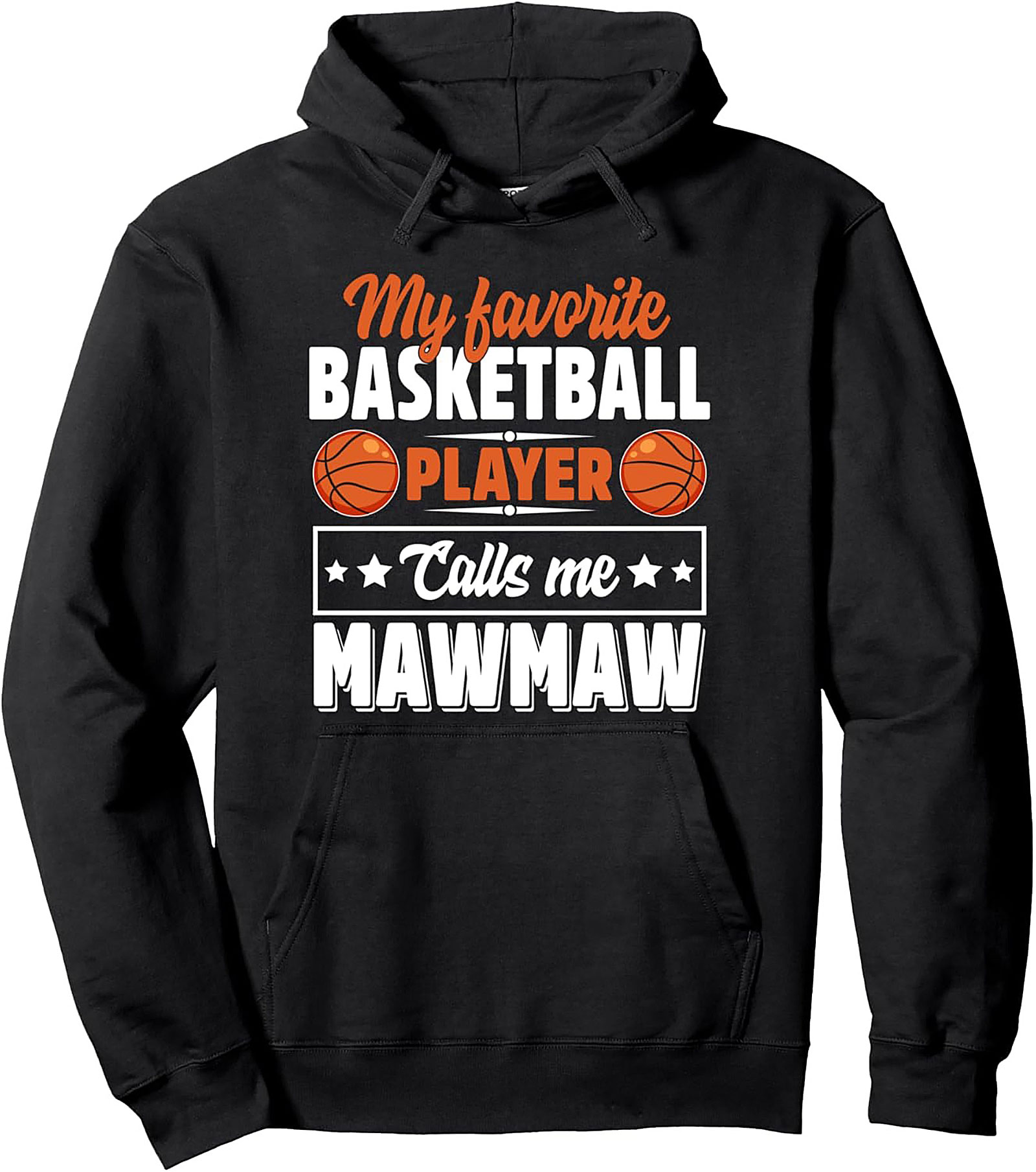 Basketball Mawmaw Pullover Hoodie Game Day Gift