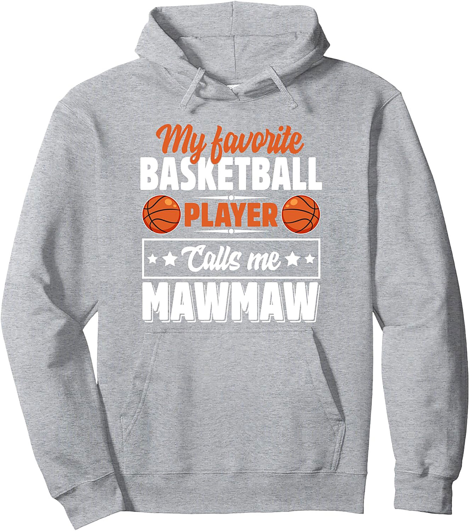 Basketball Mawmaw Pullover Hoodie Game Day Gift