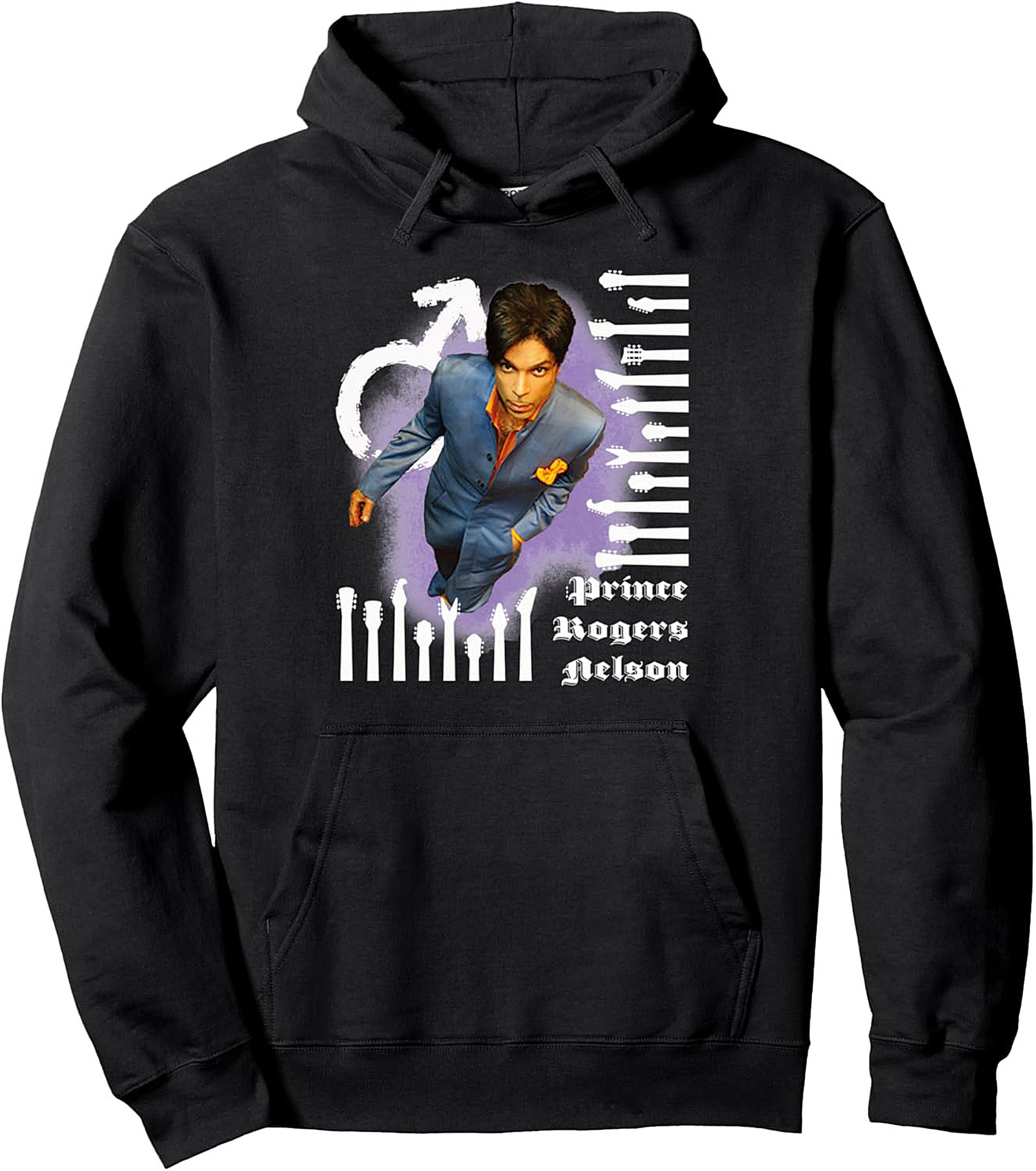 Prince Rogers Nelson Iconic Graphic Pullover Hoodie
