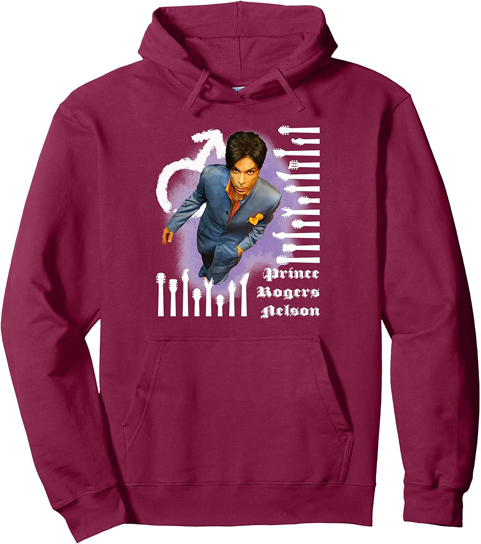 Prince Rogers Nelson Iconic Graphic Pullover Hoodie
