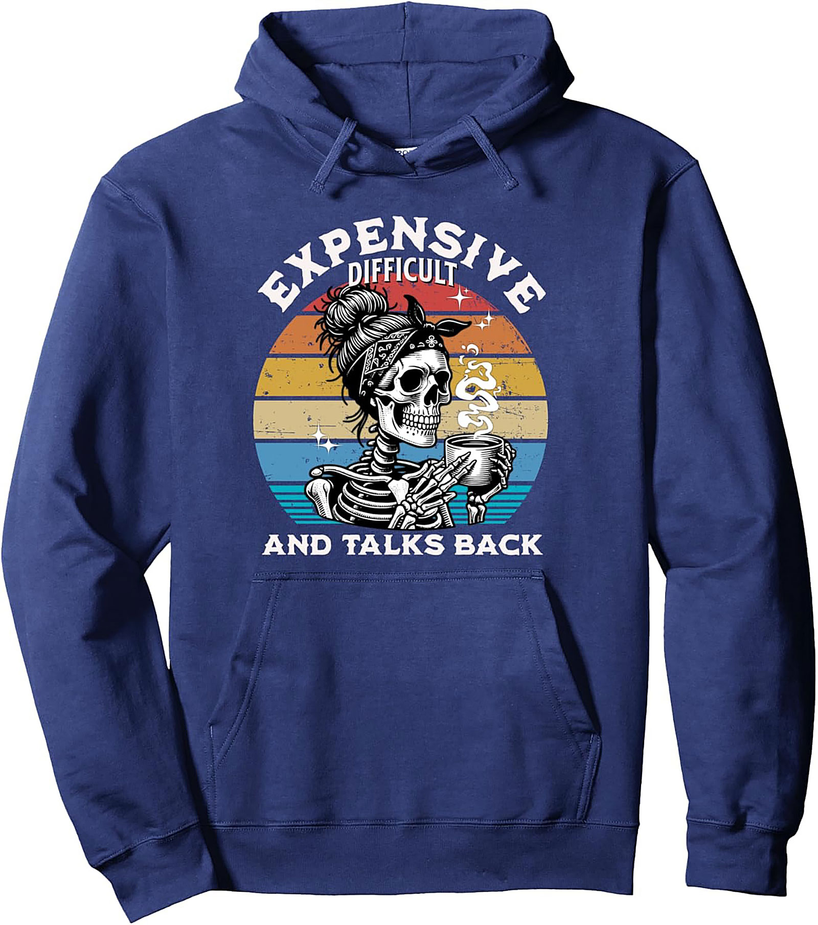 Sarcastic Skeleton Graphic Hoodie