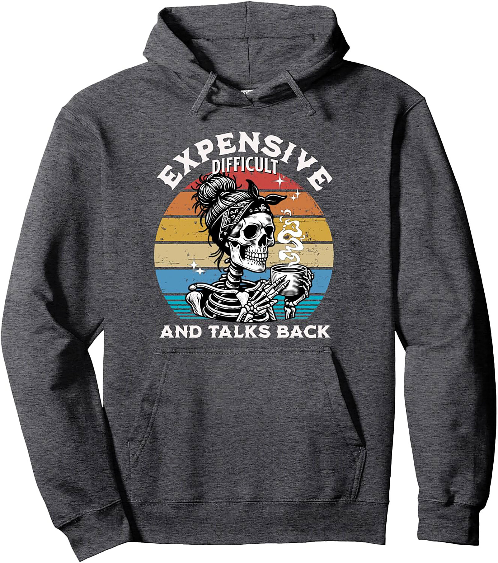 Sarcastic Skeleton Graphic Hoodie