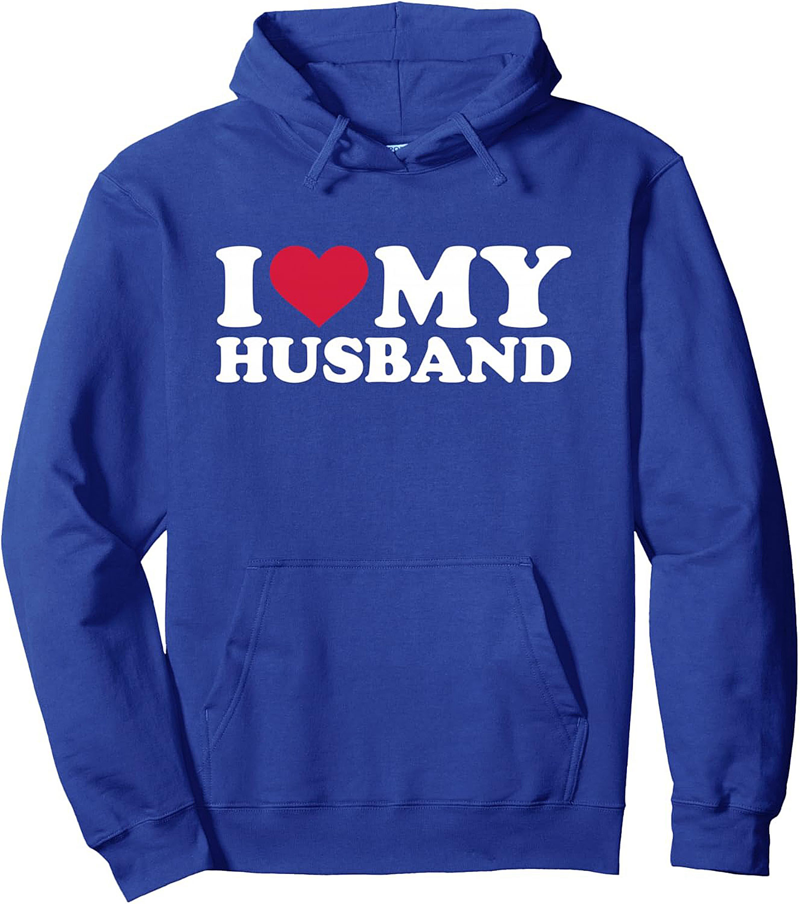 I Love My Husband Cozy Pullover Hoodie Wife Gift Idea