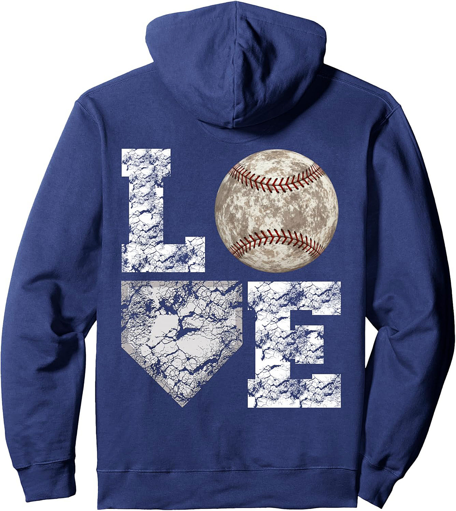 Baseball Love Graphic Hoodie Cozy Fan Pullover Gift