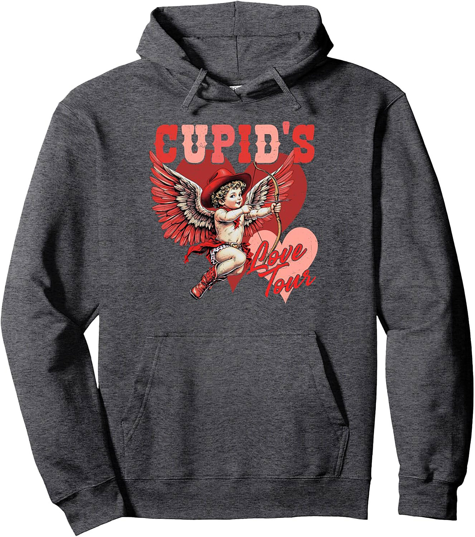 Cowboy Cupid Pullover Hoodie Western Valentine's Gift