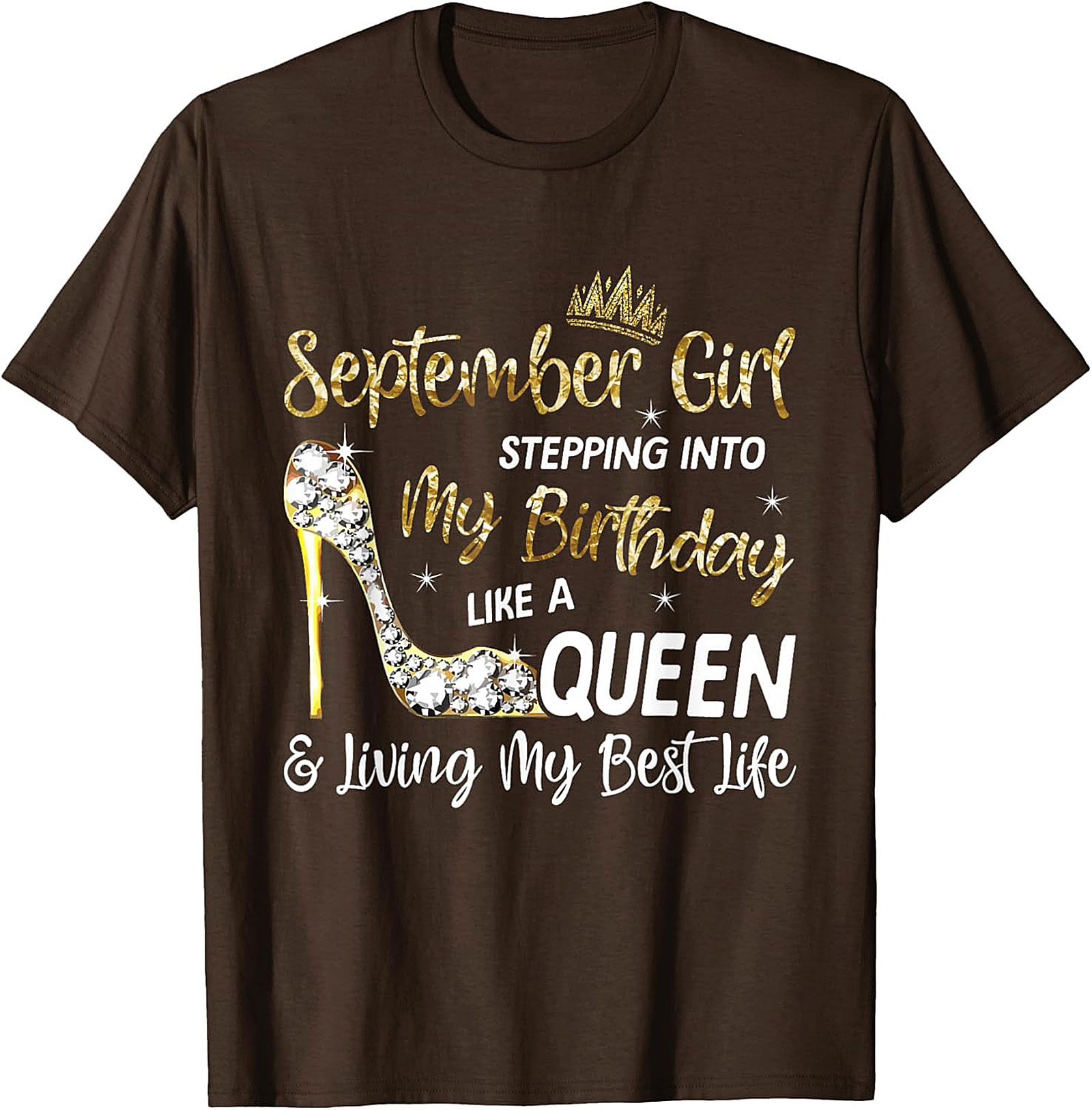 September Queen Graphic Tee | Birthday Girl Shirt Gift