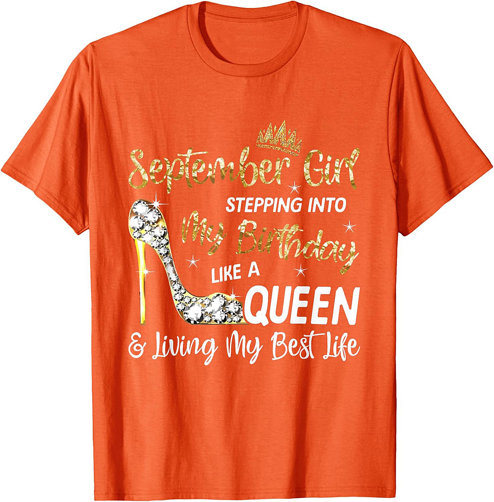 September Queen Graphic Tee | Birthday Girl Shirt Gift