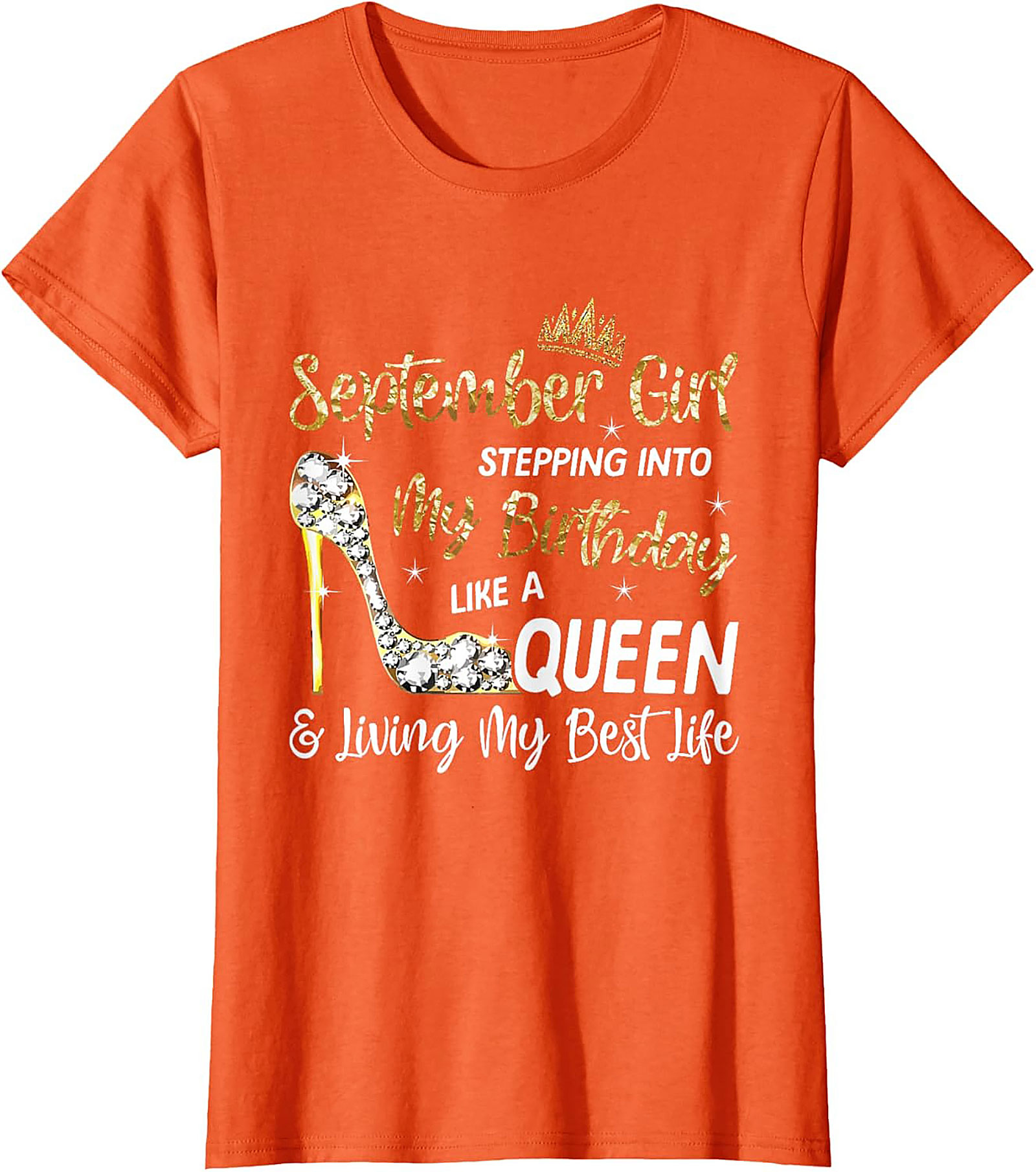 September Queen Graphic Tee | Birthday Girl Shirt Gift