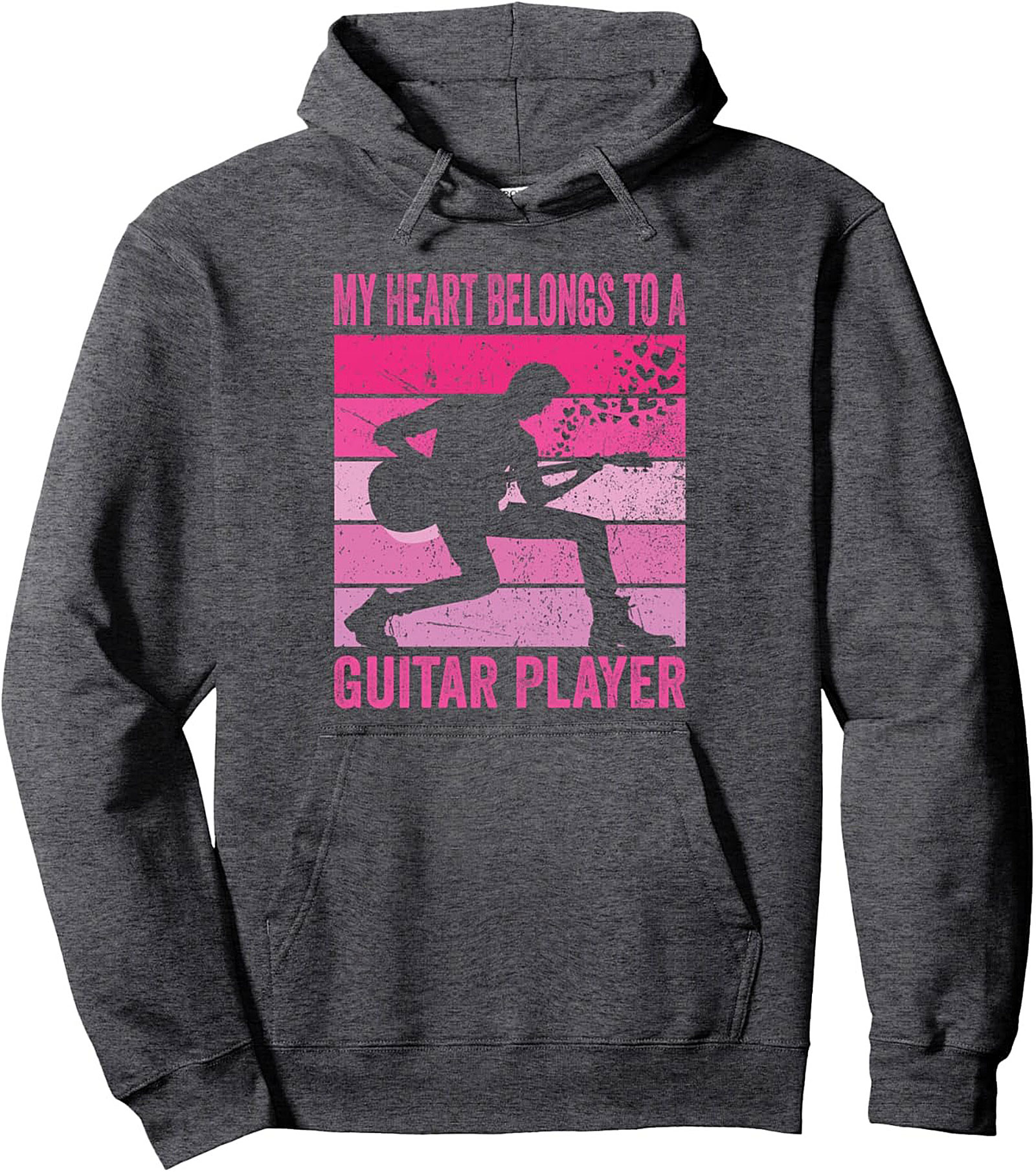 Guitar Player Pullover Hoodie Retro Musician Gift