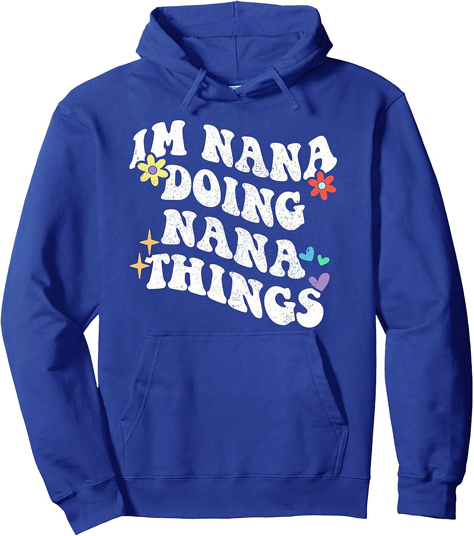 Nana Things Retro Pullover Hoodie Cozy Grandma Gift