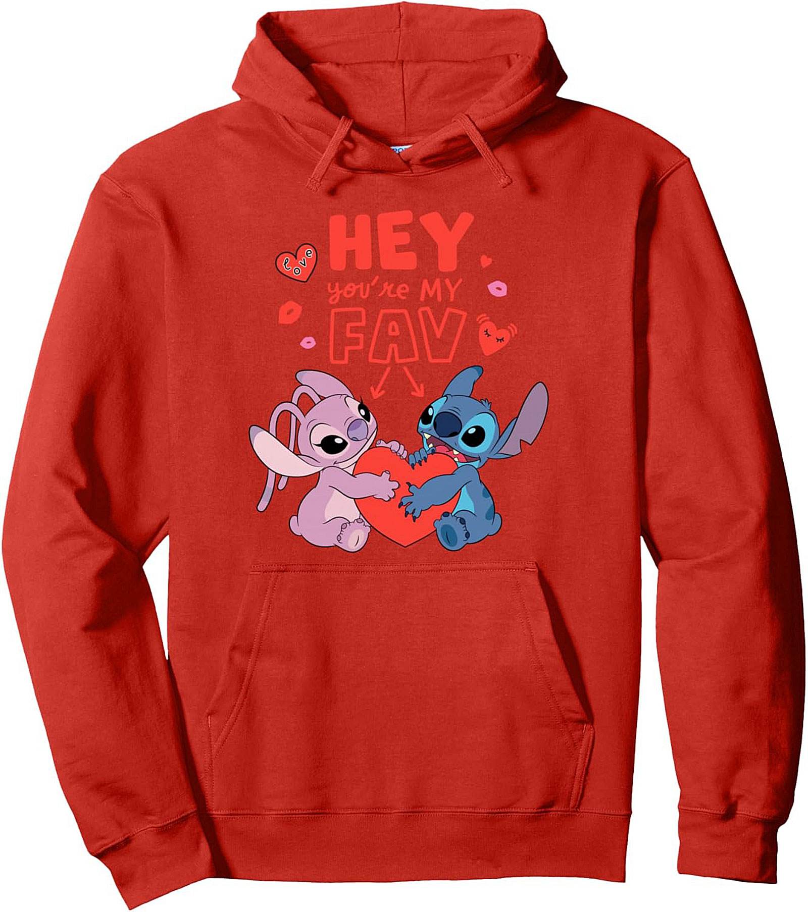 Stitch & Angel "You're My Fav" Disney Graphic Hoodie
