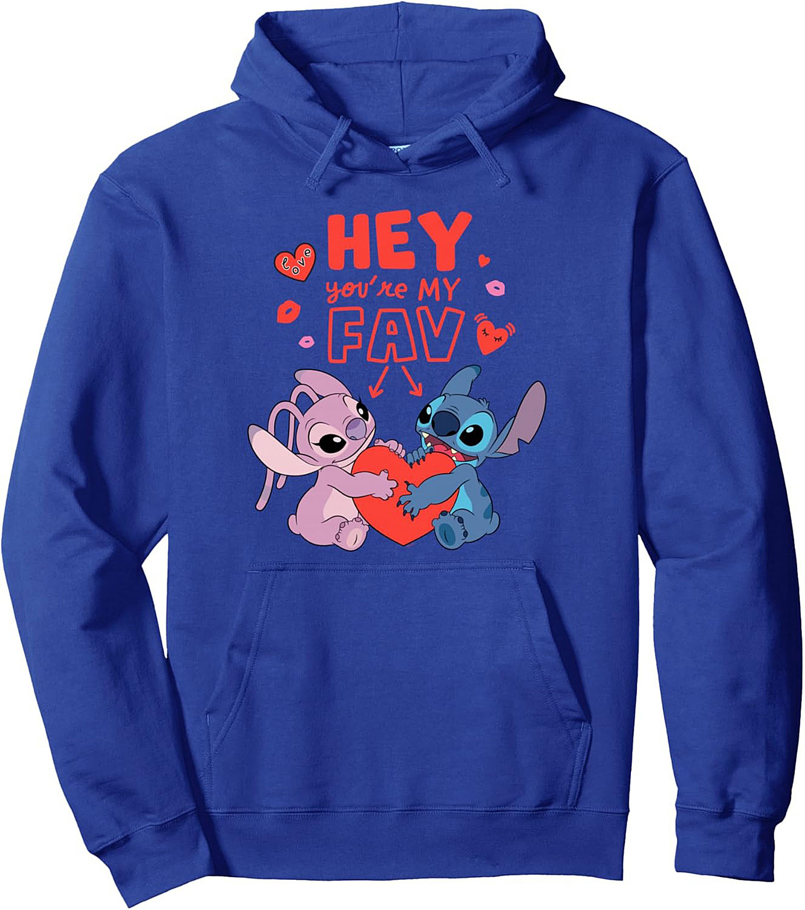 Stitch & Angel "You're My Fav" Disney Graphic Hoodie