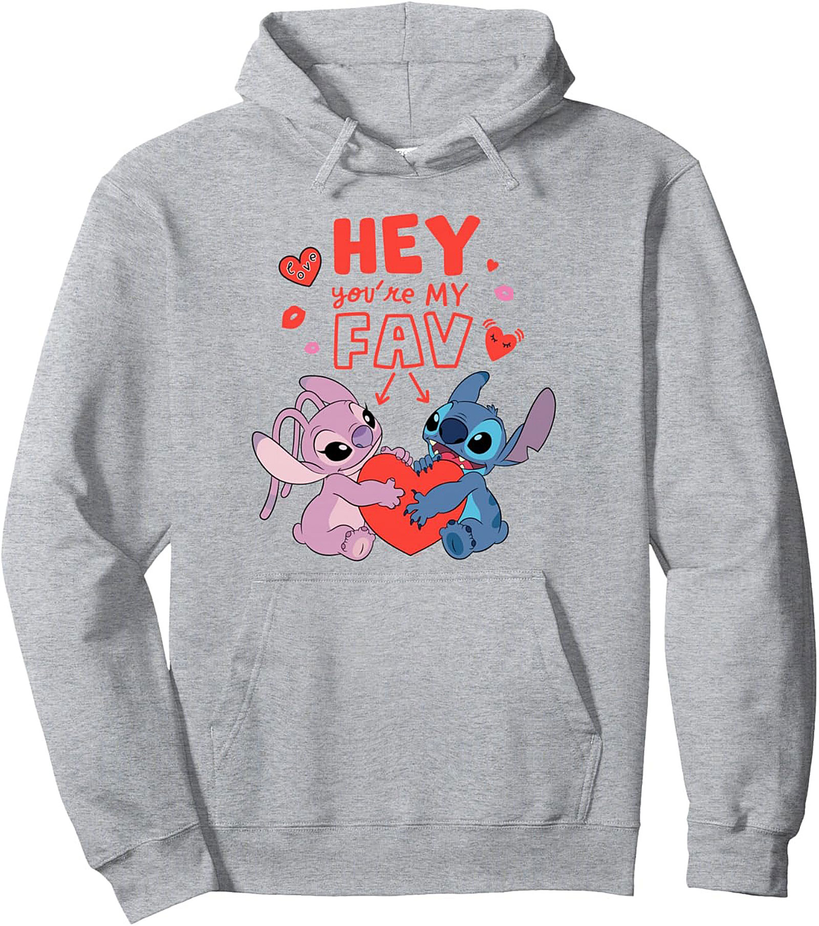 Stitch & Angel "You're My Fav" Disney Graphic Hoodie