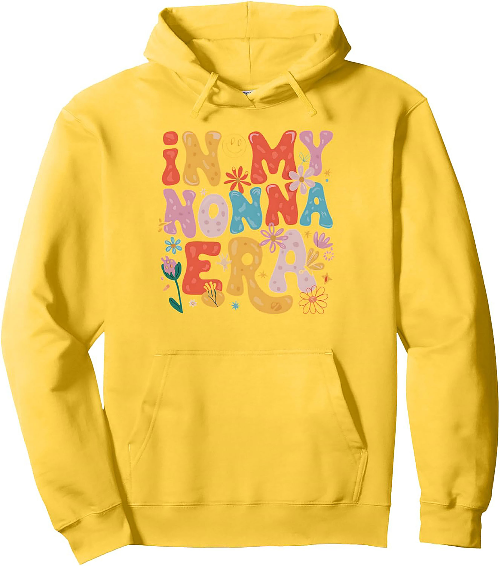 Retro Nonna Era Graphic Hoodie Cozy Italian Grandma Gift