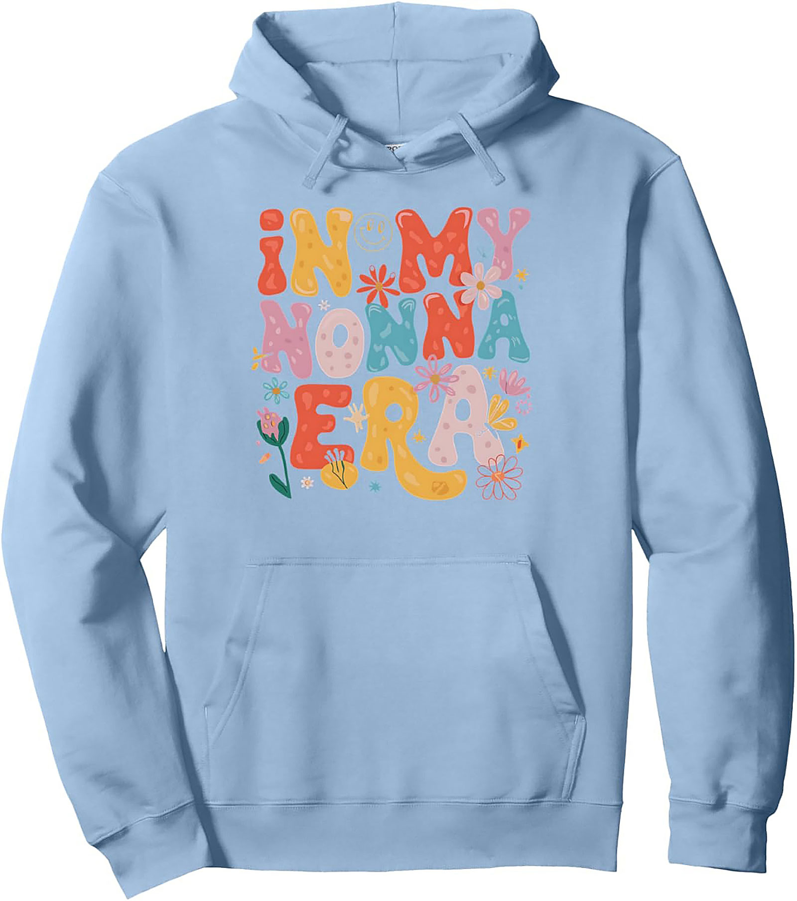 Retro Nonna Era Graphic Hoodie Cozy Italian Grandma Gift