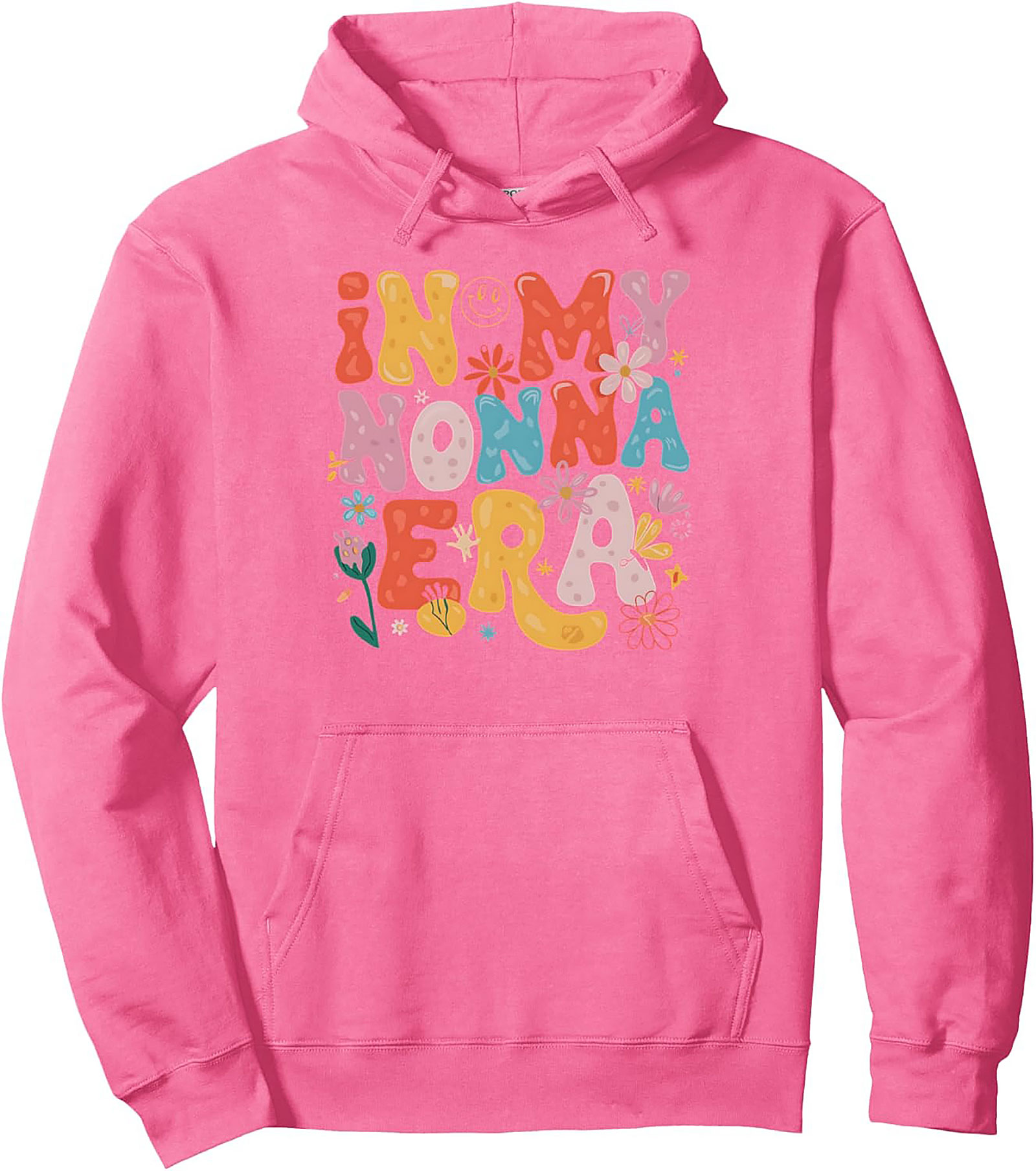 Retro Nonna Era Graphic Hoodie Cozy Italian Grandma Gift