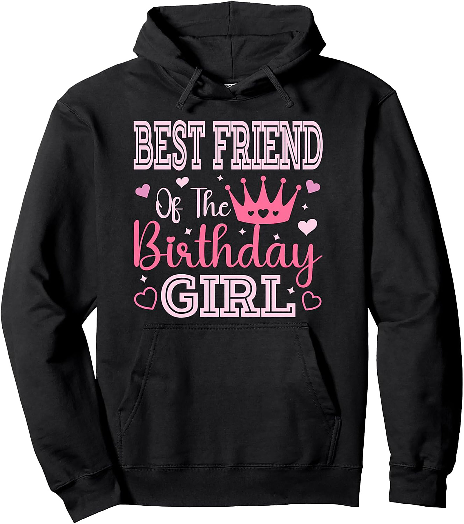 Best Friend Birthday Girl Graphic Hoodie | Cozy Pullover Gift