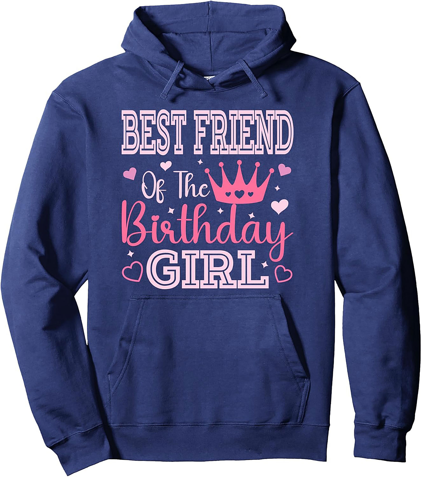 Best Friend Birthday Girl Graphic Hoodie | Cozy Pullover Gift