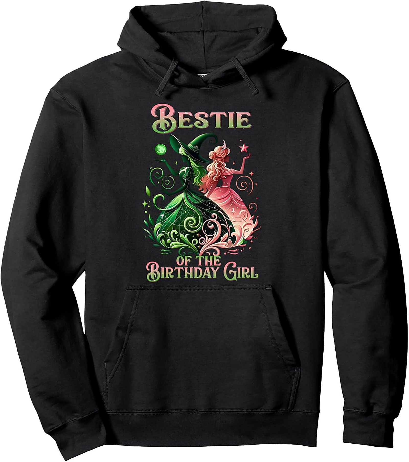 Bestie Birthday Witch Princess Pullover Hoodie Gift