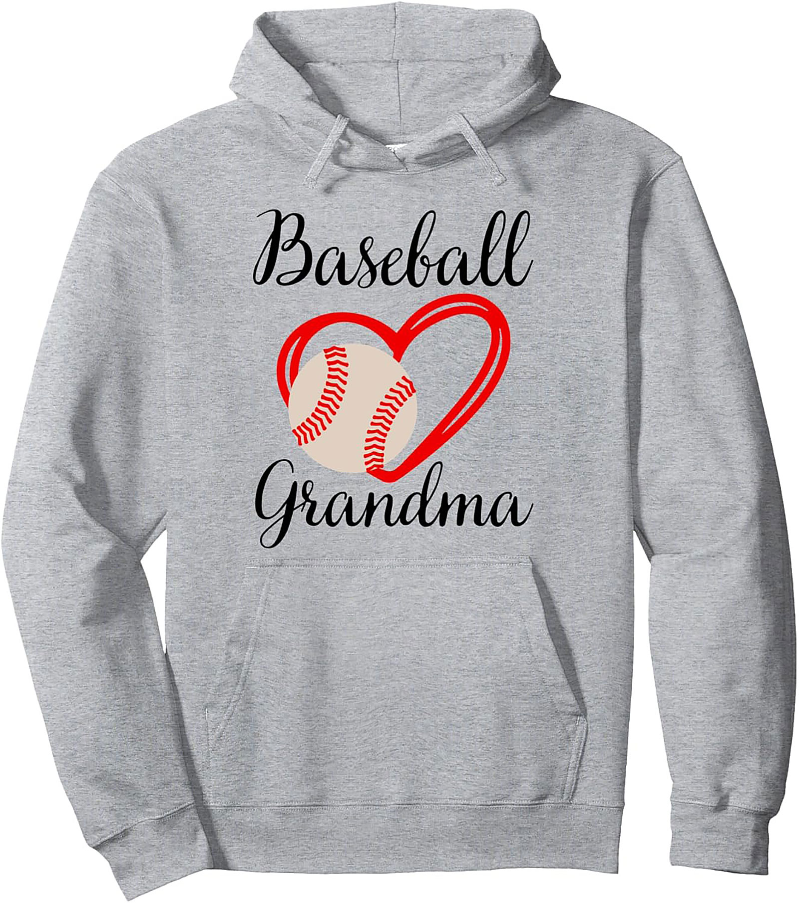 Baseball Grandma Pullover Hoodie Gameday Fan Gift