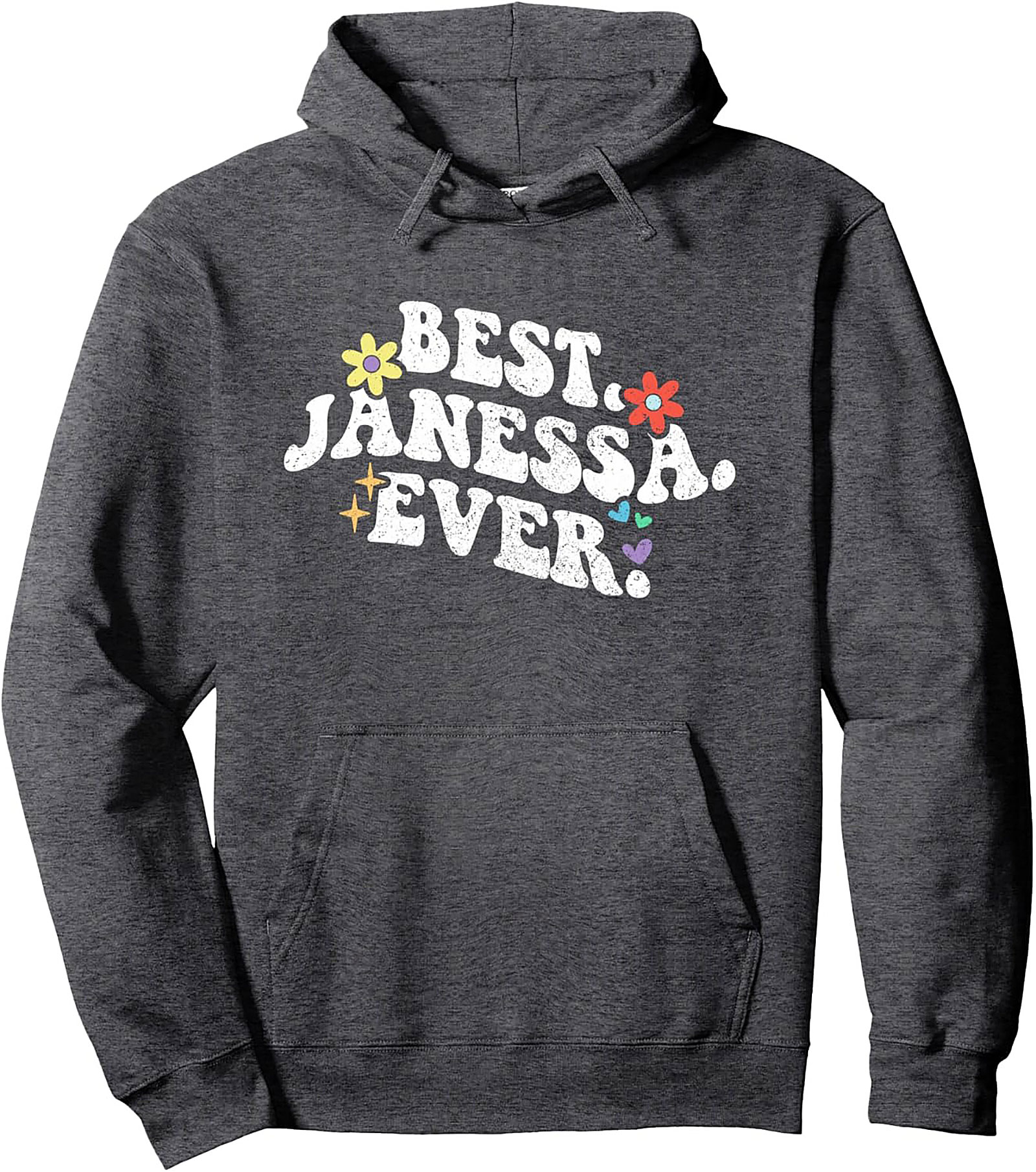 Best Janessa Ever Retro Graphic Hoodie Cozy Gift