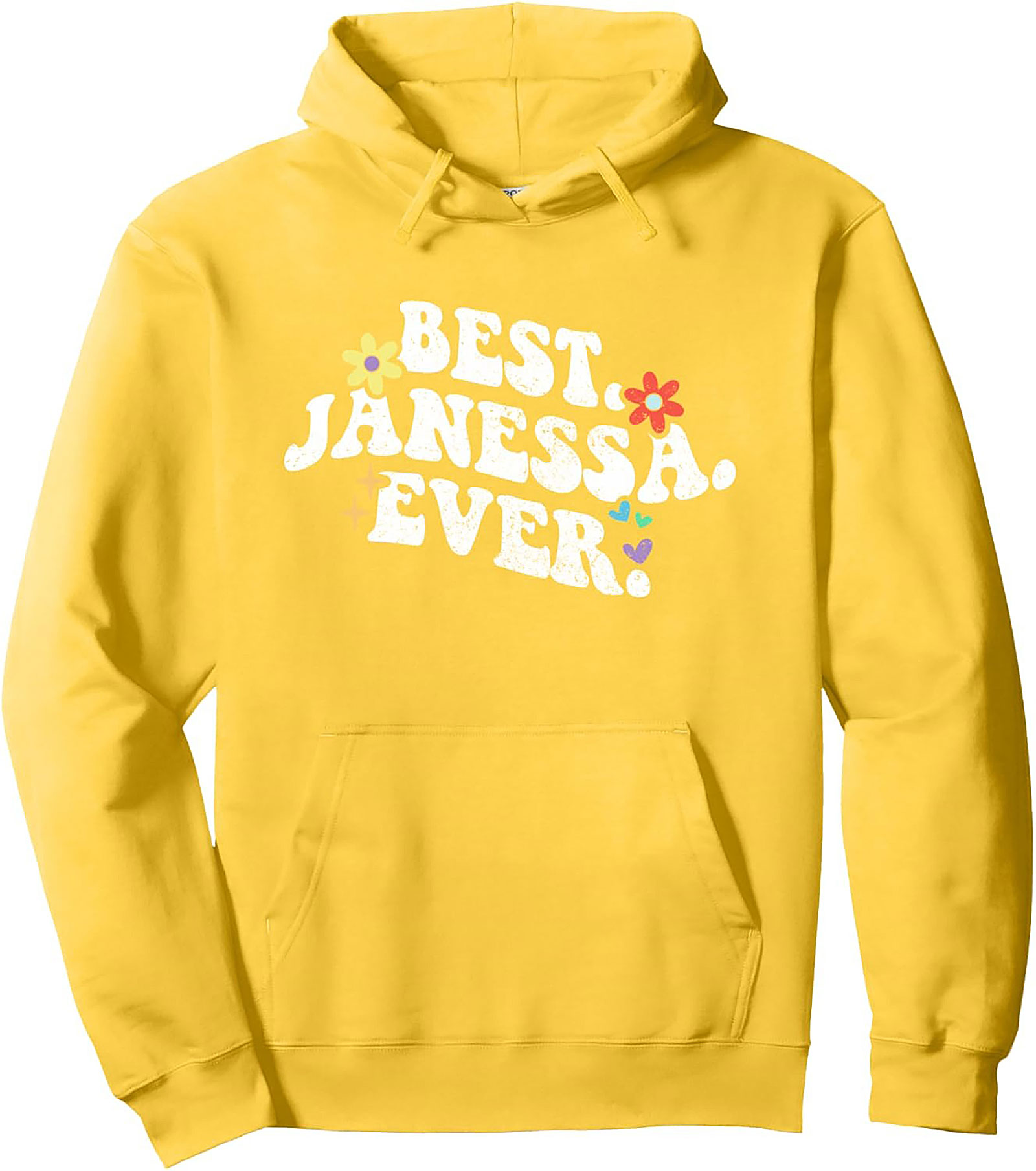 Best Janessa Ever Retro Graphic Hoodie Cozy Gift