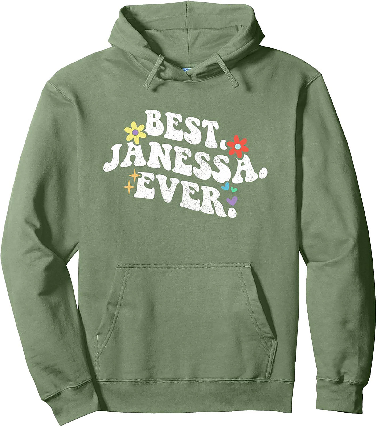 Best Janessa Ever Retro Graphic Hoodie Cozy Gift