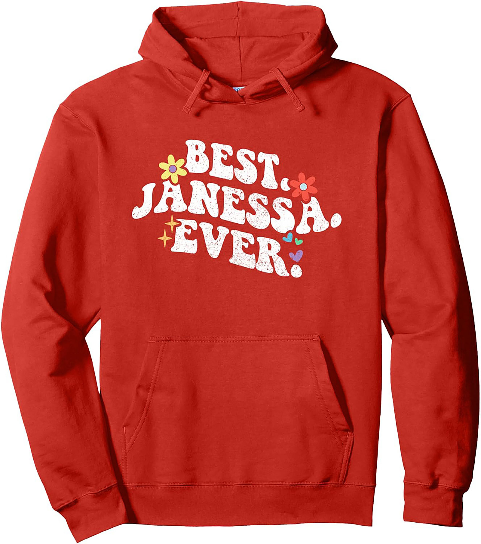 Best Janessa Ever Retro Graphic Hoodie Cozy Gift