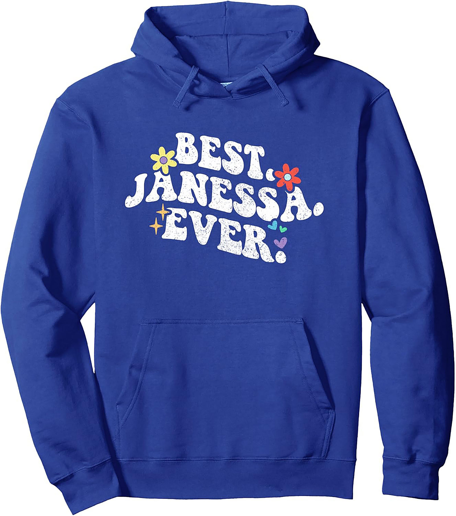 Best Janessa Ever Retro Graphic Hoodie Cozy Gift