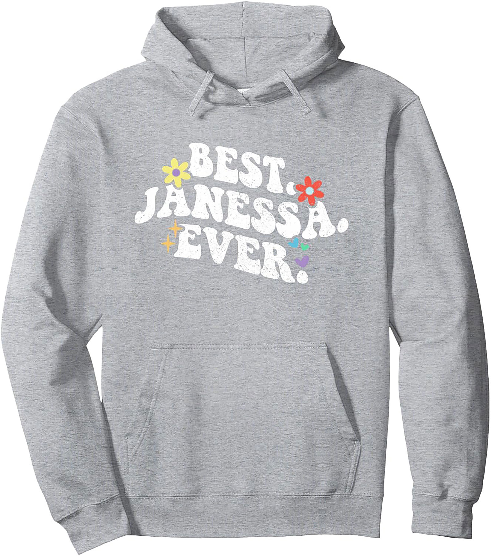 Best Janessa Ever Retro Graphic Hoodie Cozy Gift