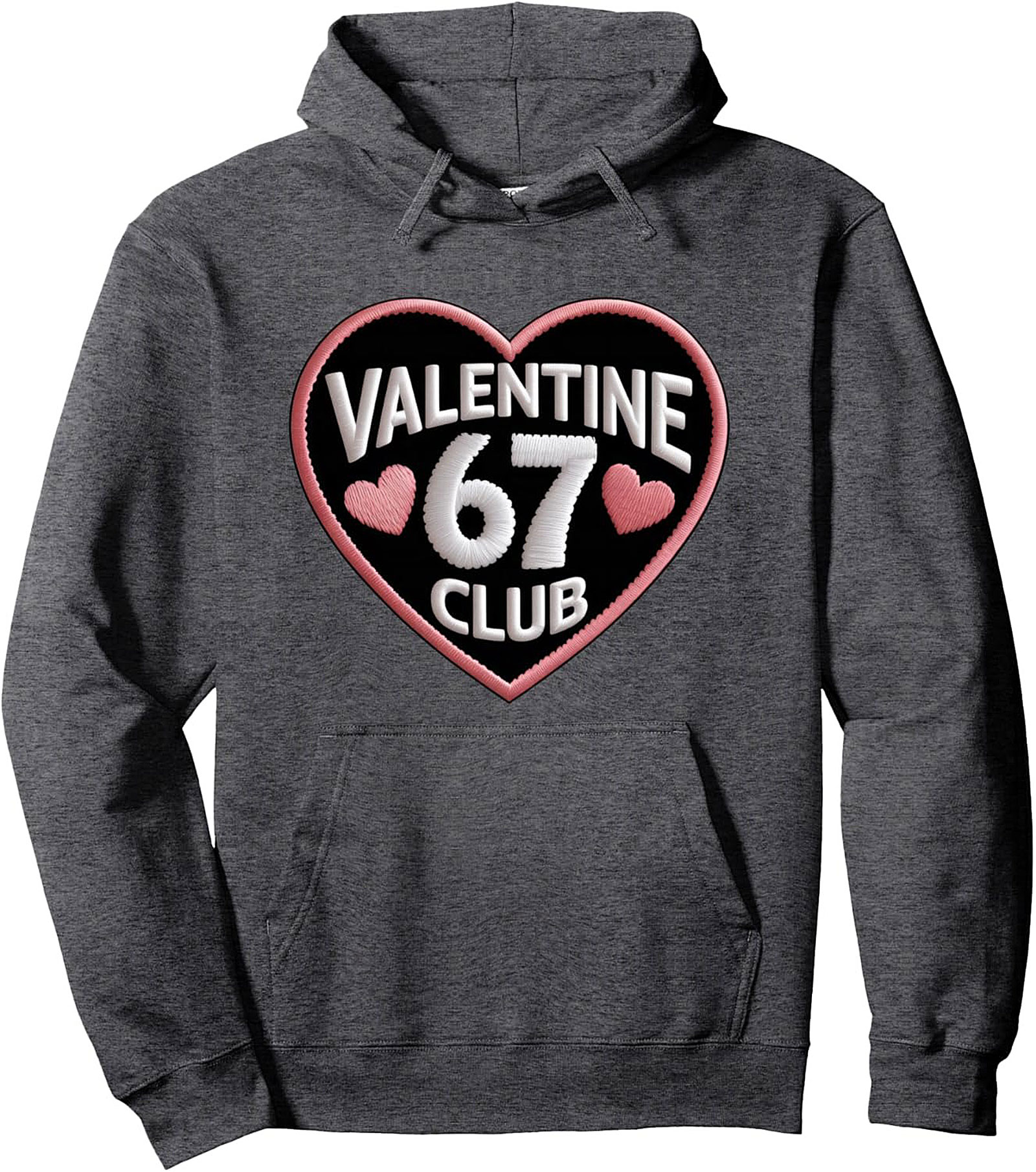 Retro Valentine '67 Club Pullover Hoodie Cozy Gift