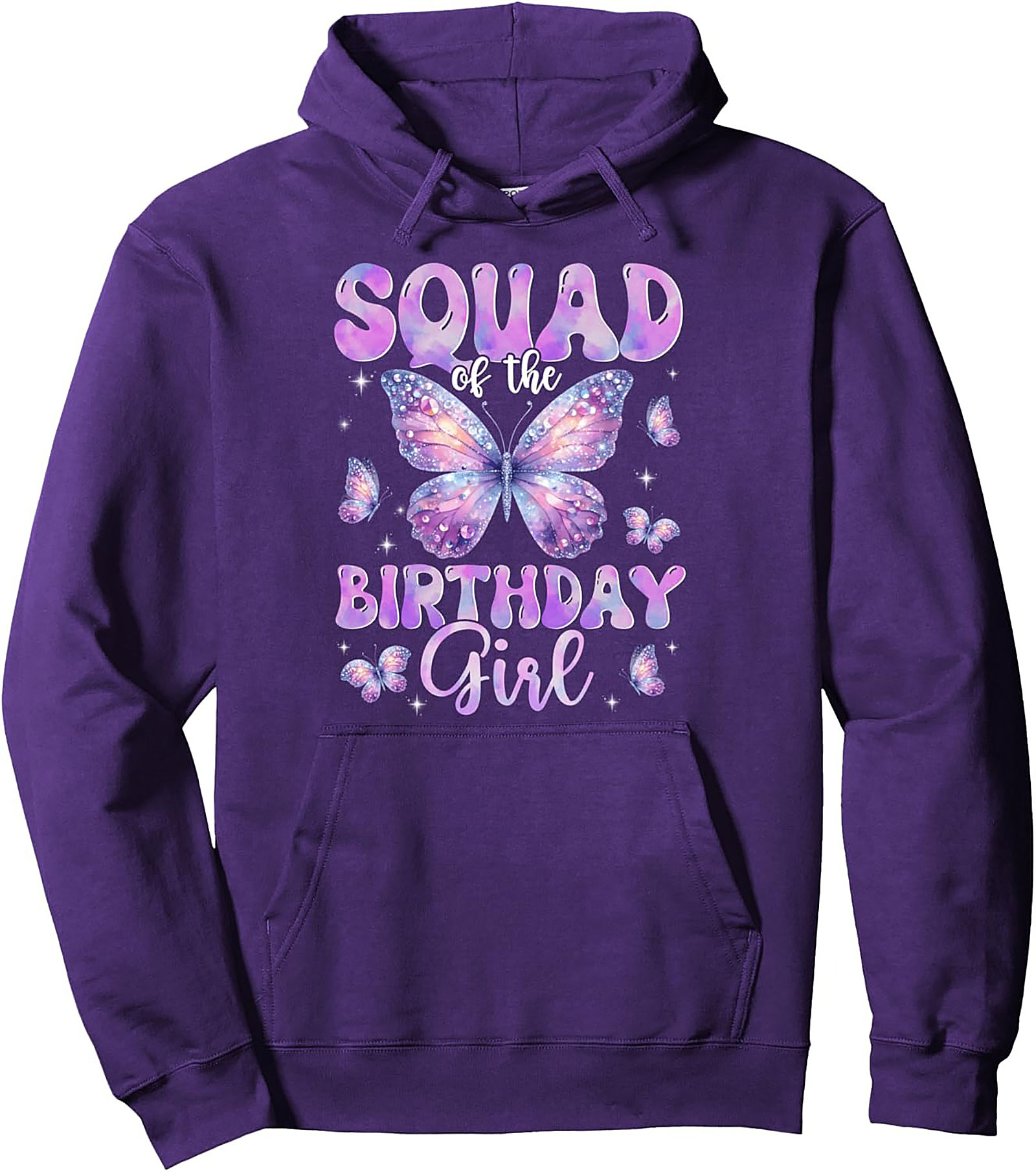 Butterfly Birthday Squad Hoodie | Cozy Pullover Gift Idea