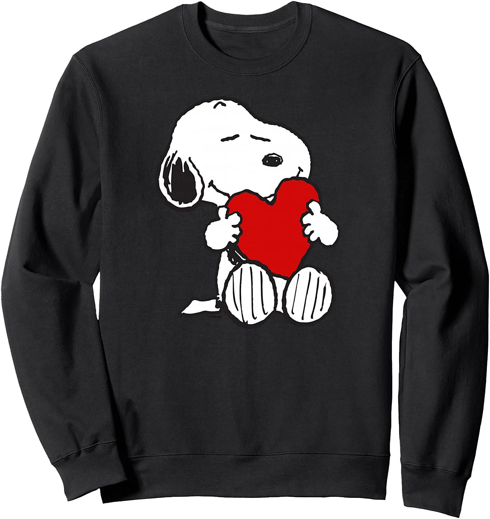 Snoopy Heart Graphic Sweatshirt Cozy Peanuts Crewneck
