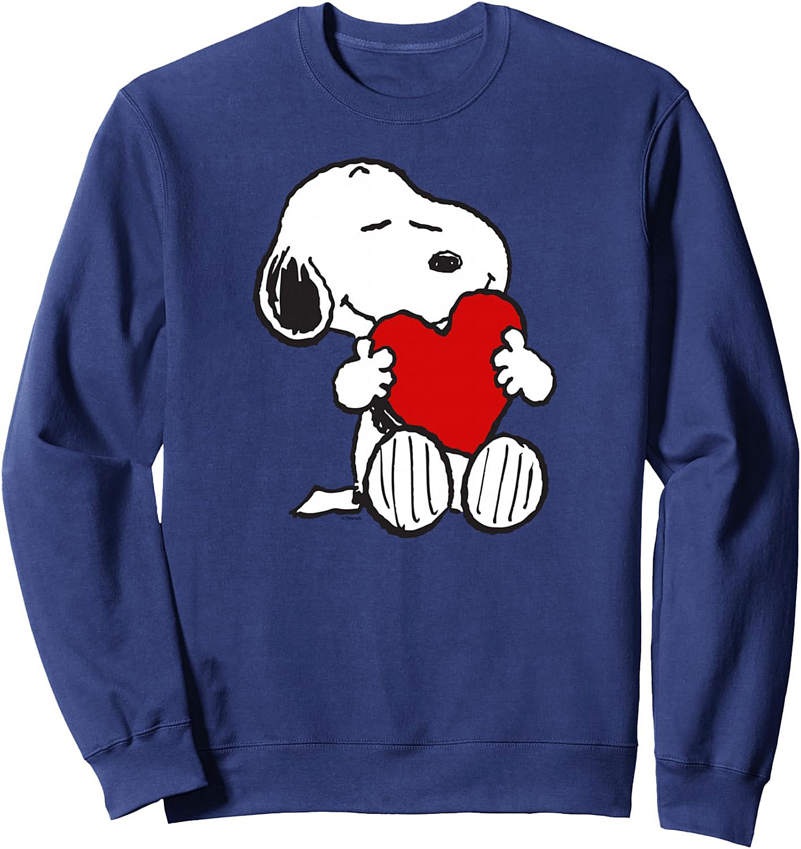 Snoopy Heart Graphic Sweatshirt Cozy Peanuts Crewneck