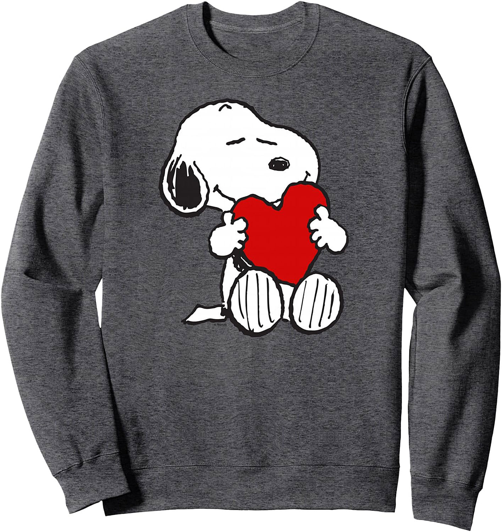 Snoopy Heart Graphic Sweatshirt Cozy Peanuts Crewneck