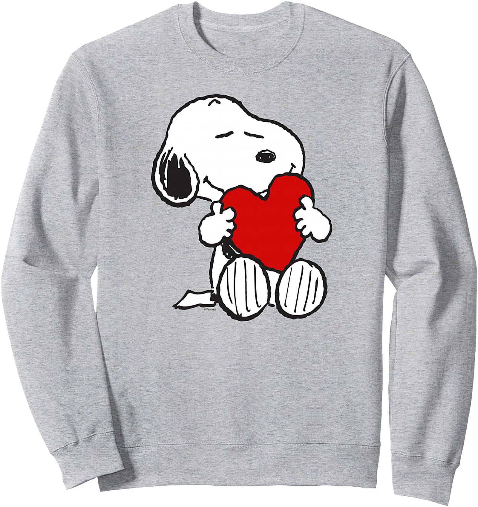 Snoopy Heart Graphic Sweatshirt Cozy Peanuts Crewneck