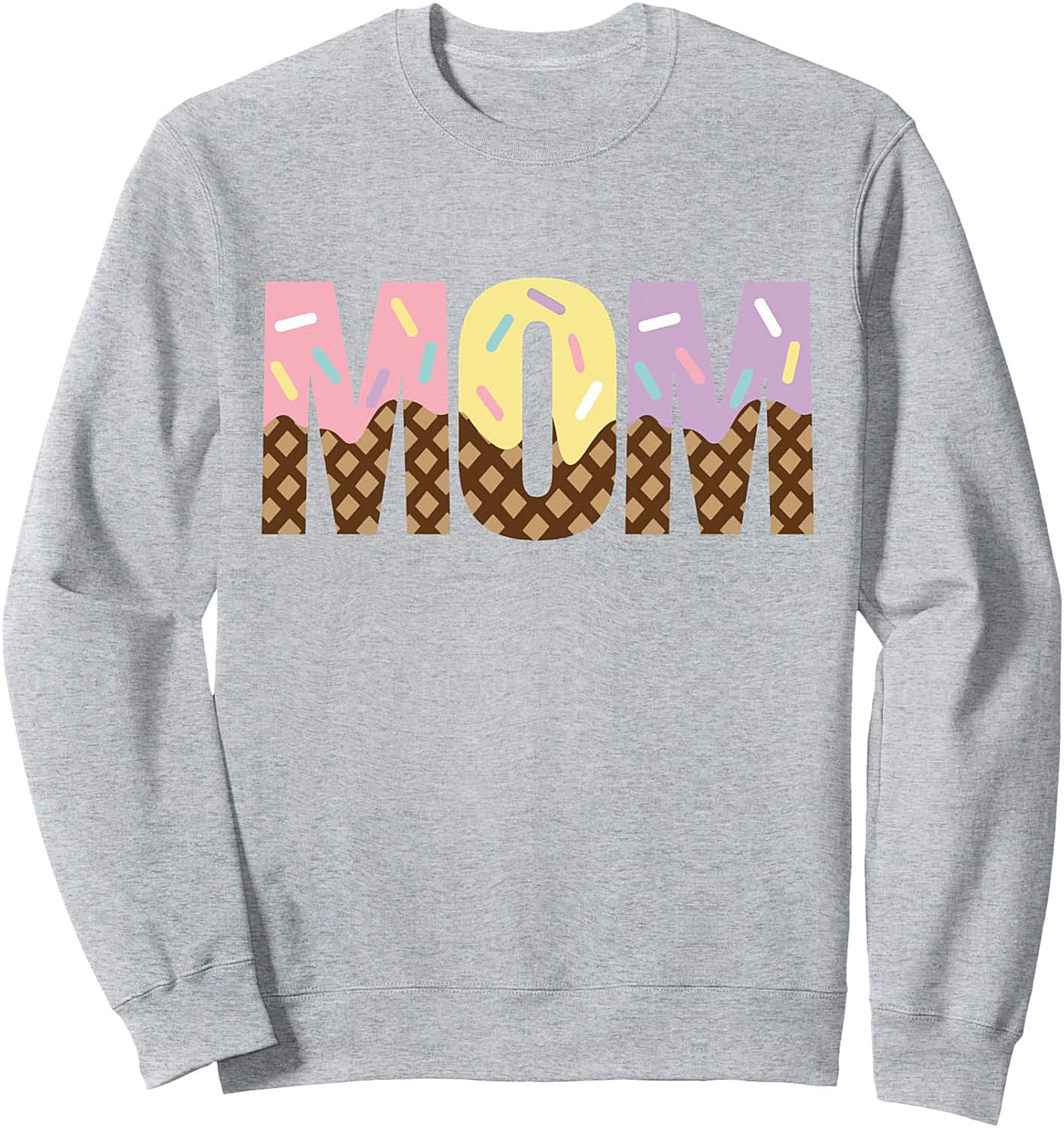 Ice Cream Mom Crewneck Sweatshirt Cozy Pullover Gift