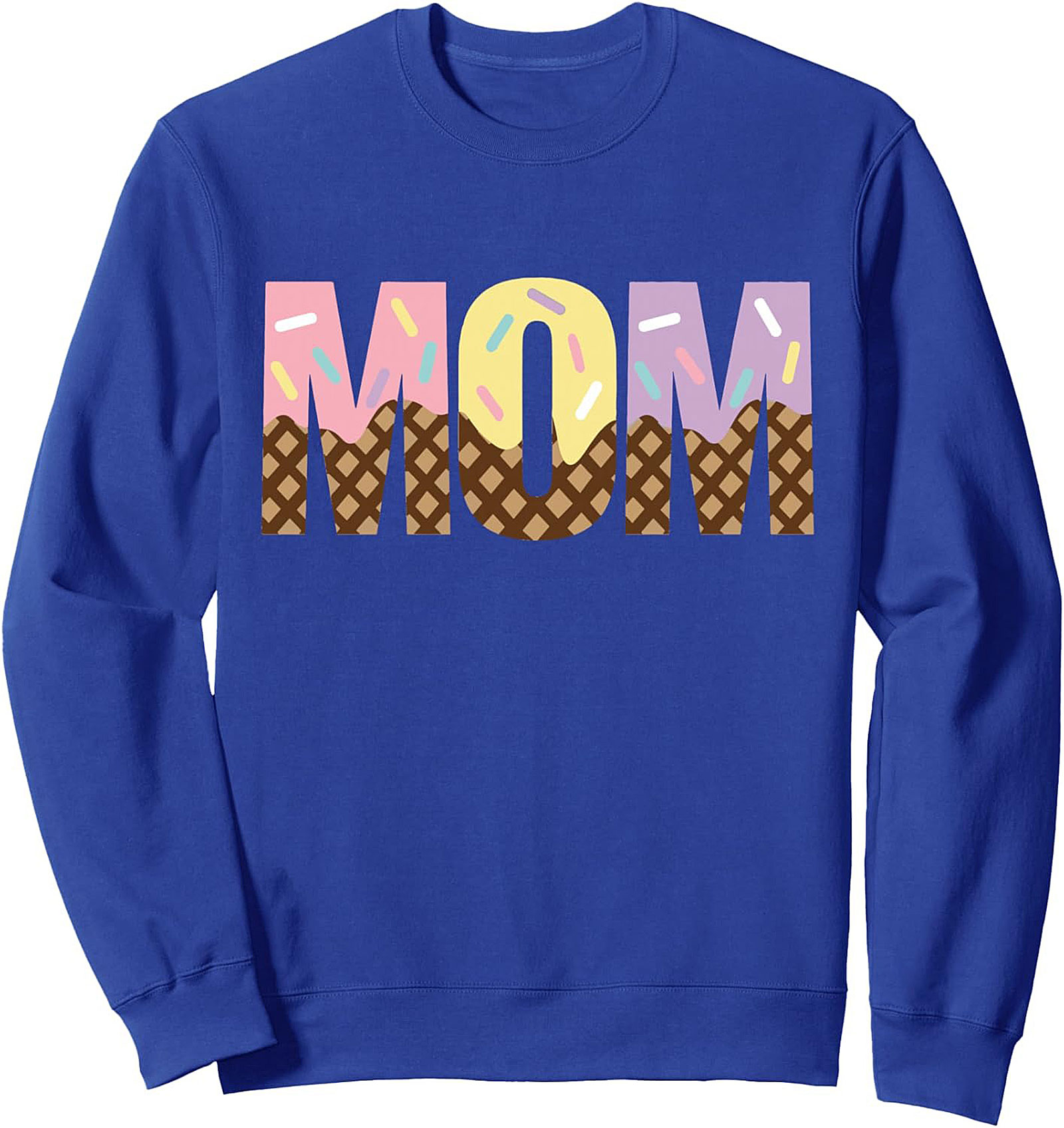 Ice Cream Mom Crewneck Sweatshirt Cozy Pullover Gift