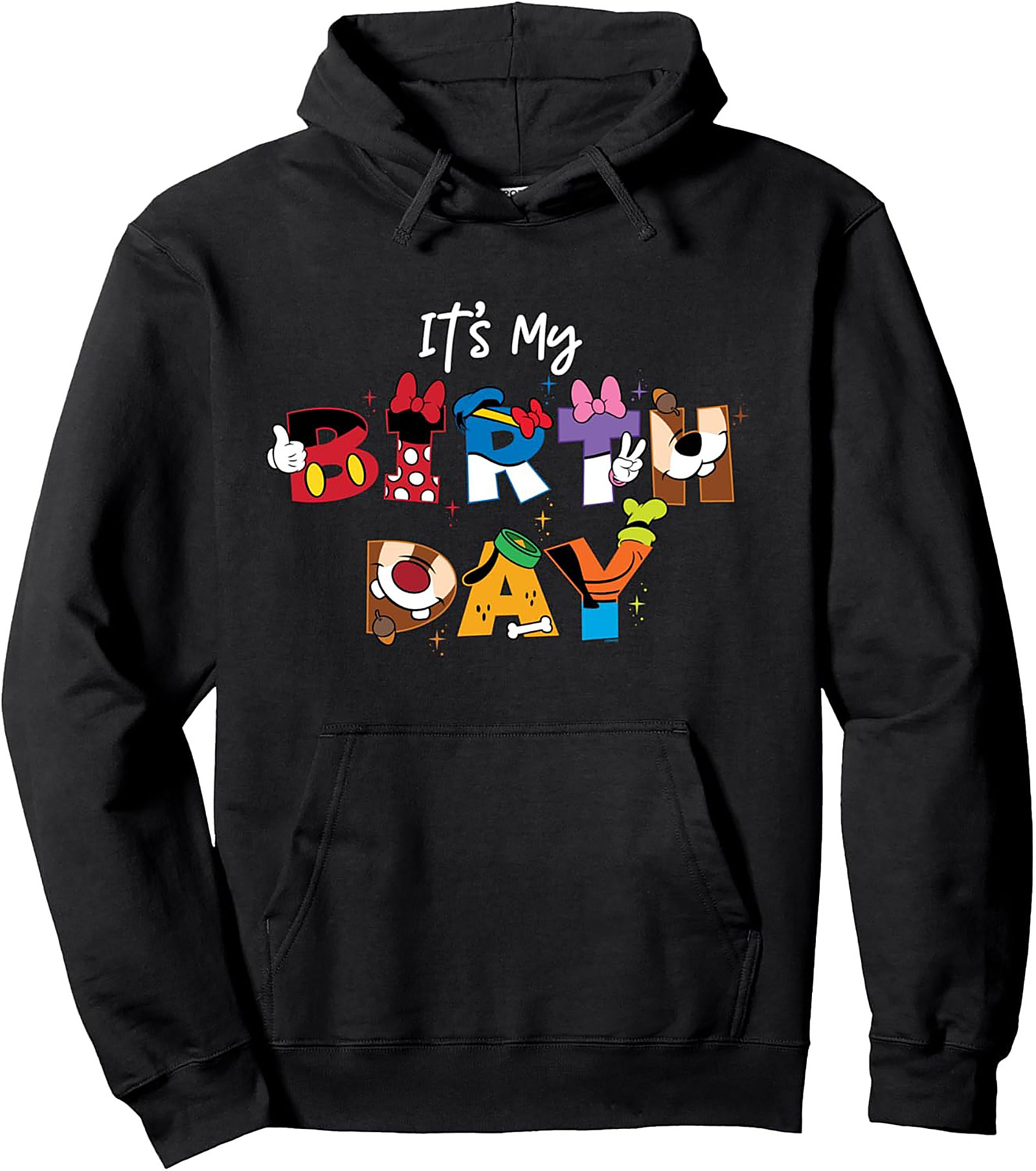Character Birthday Pullover Hoodie | Fun Celebration Gift