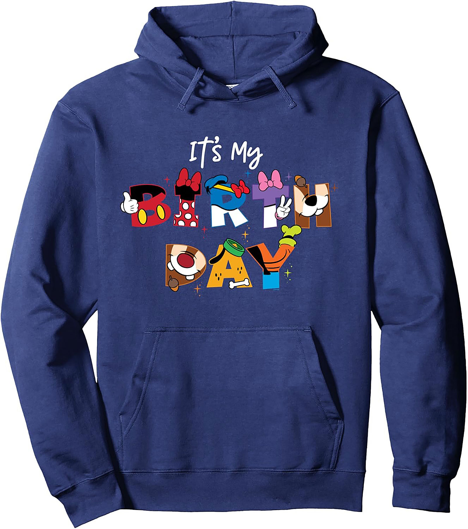 Character Birthday Pullover Hoodie | Fun Celebration Gift