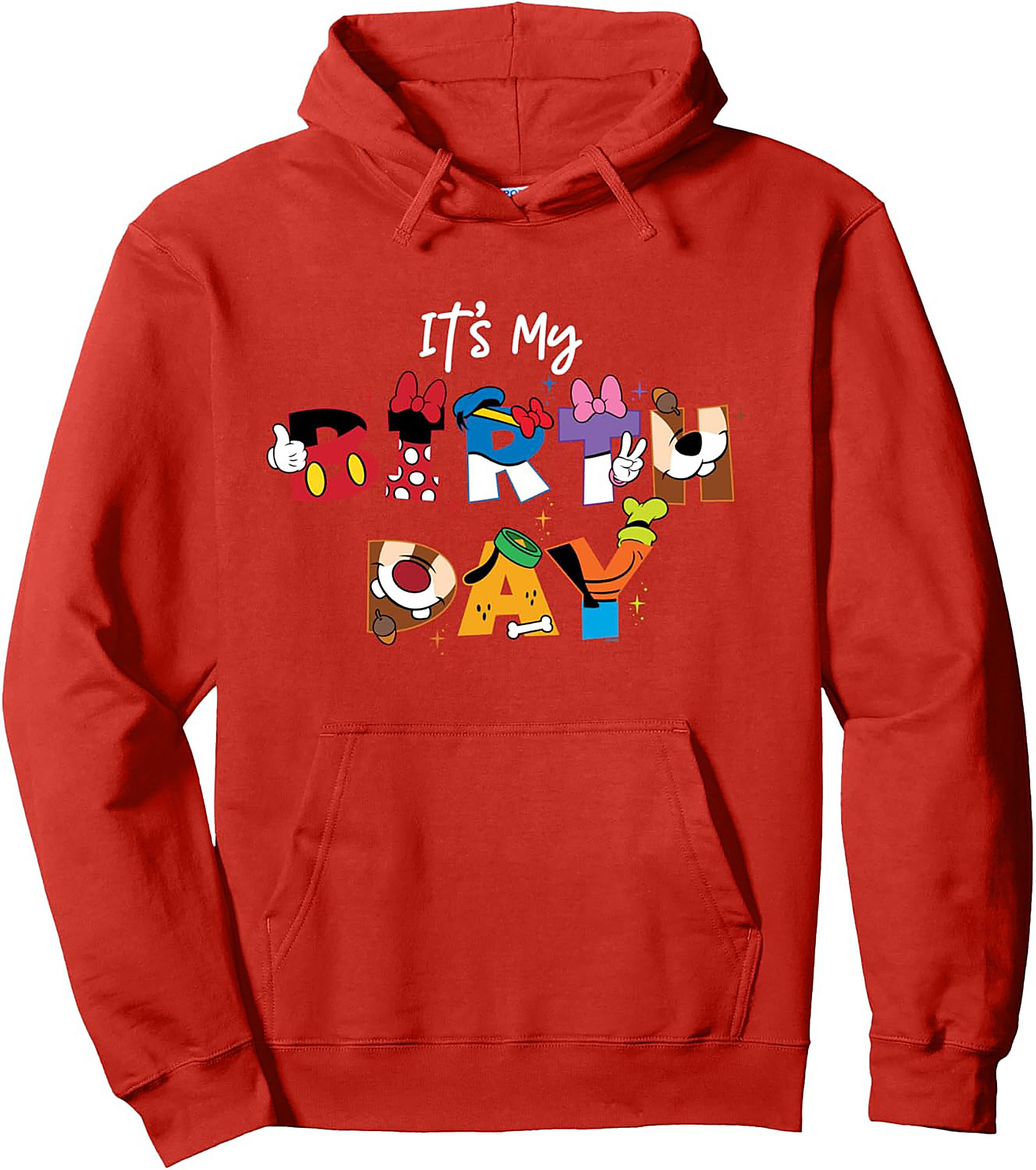 Character Birthday Pullover Hoodie | Fun Celebration Gift