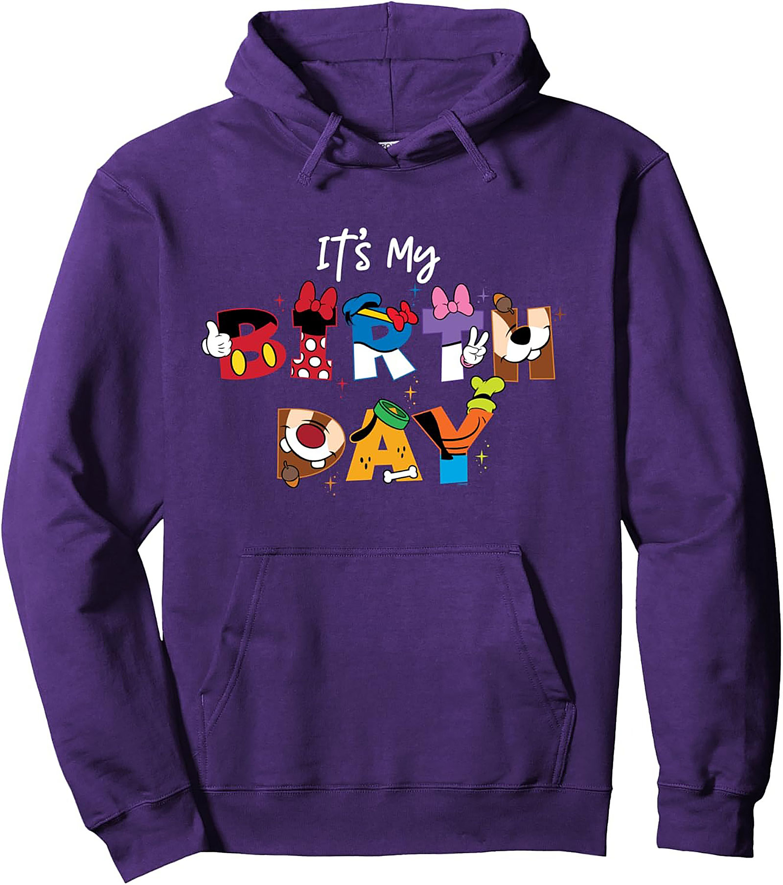 Character Birthday Pullover Hoodie | Fun Celebration Gift