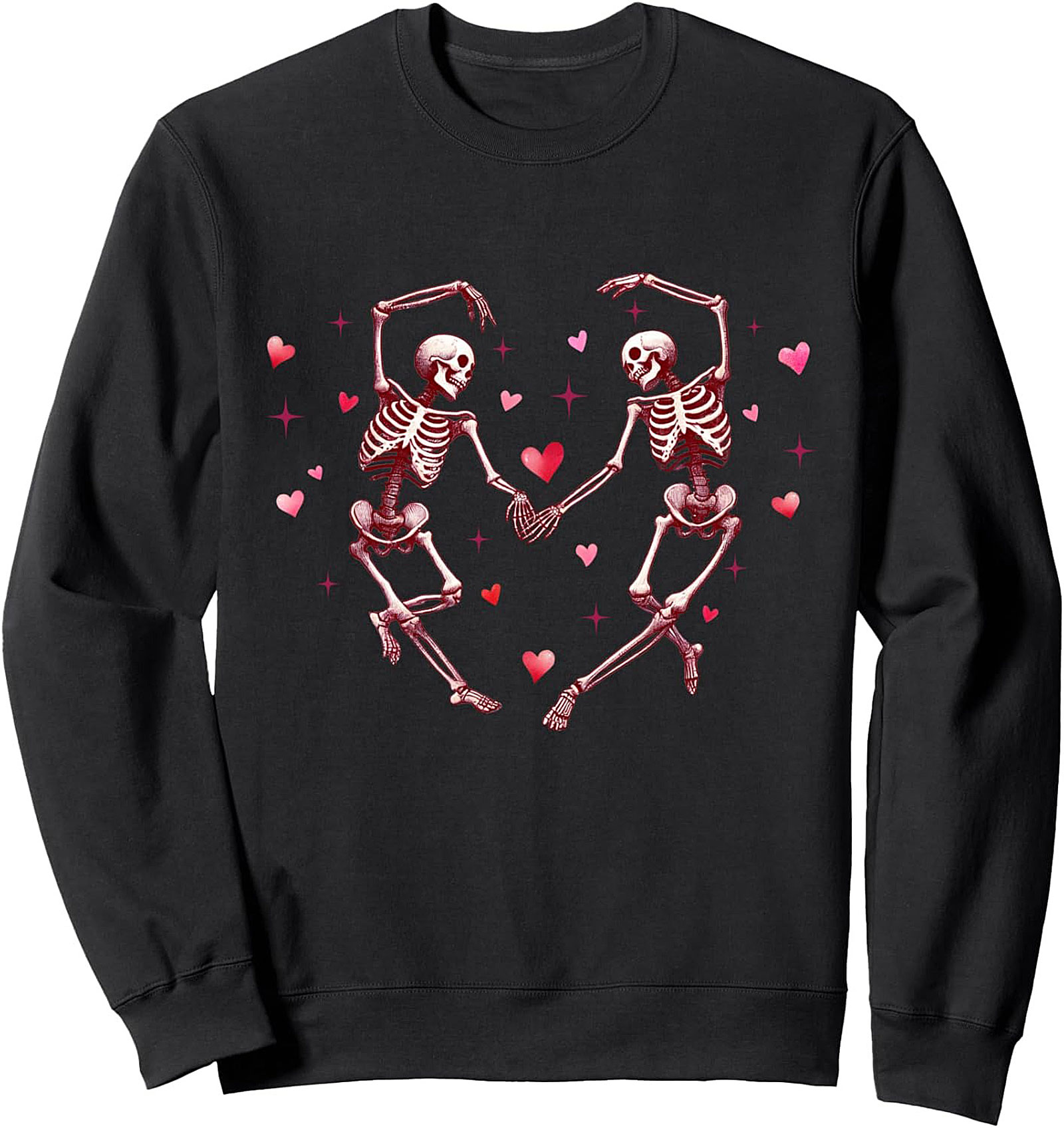 Dancing Skeletons Eternal Love Crewneck Sweatshirt